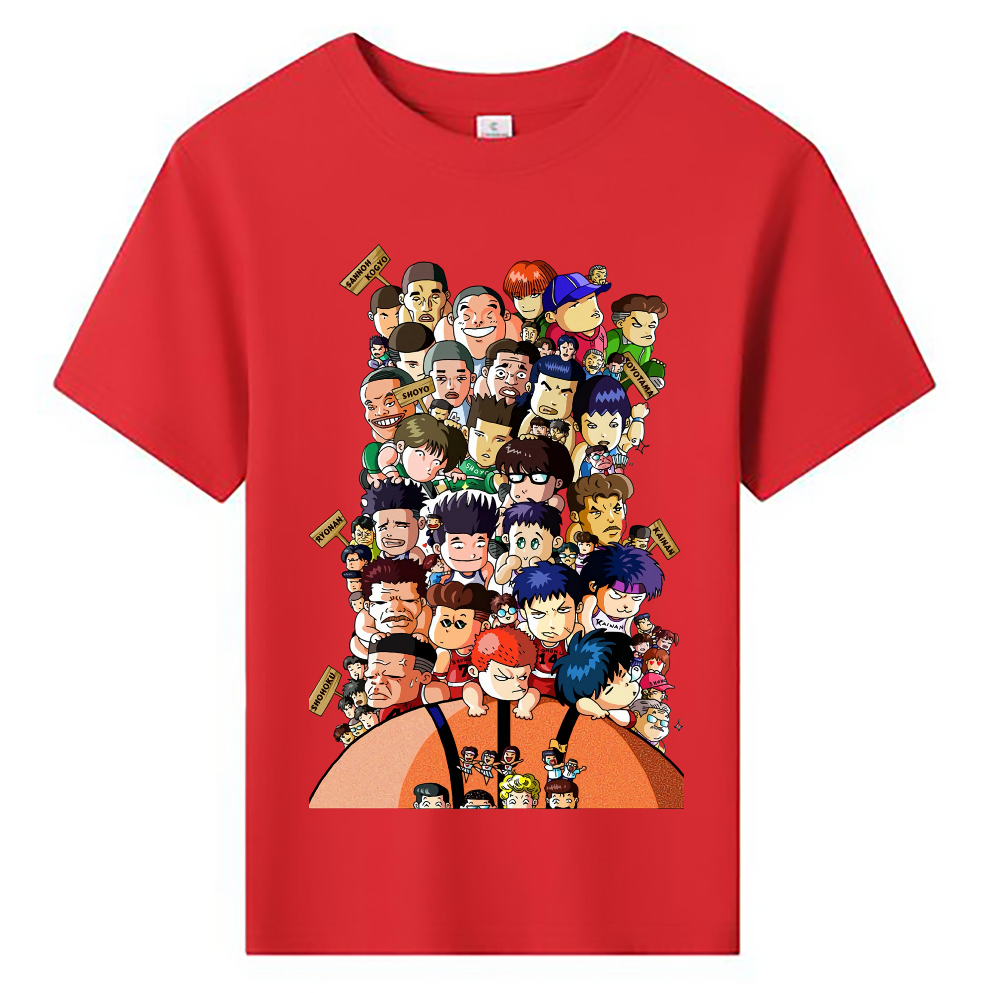 （画像用） SLAM DUNK／スラムダンク 綿100％キッズTシャツ（フロントプリント）