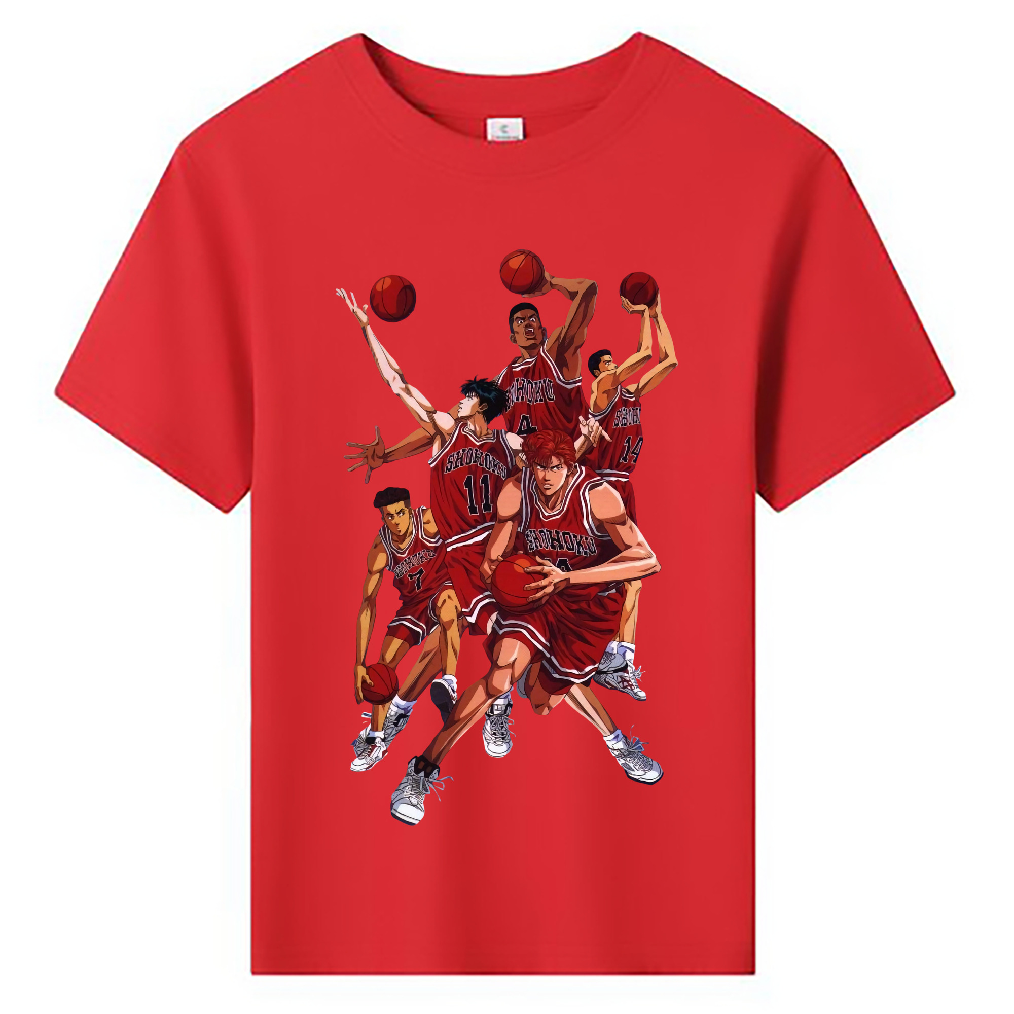 （画像用） SLAM DUNK／スラムダンク 綿100％キッズTシャツ（フロントプリント）