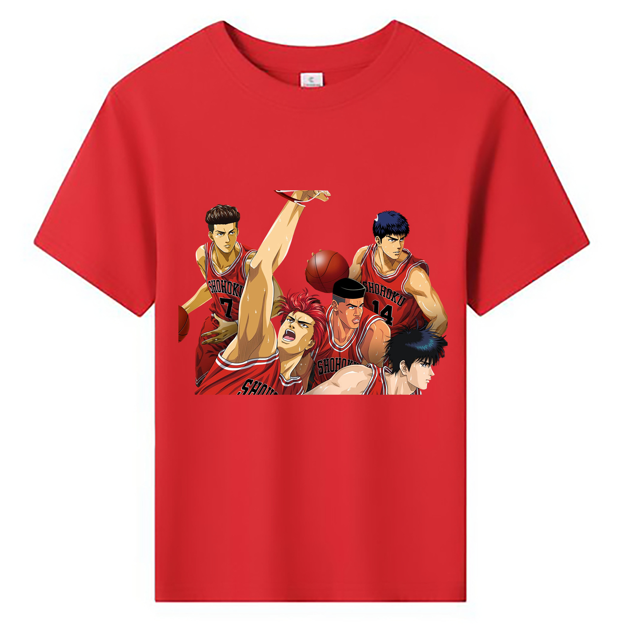 （画像用） SLAM DUNK／スラムダンク 綿100％キッズTシャツ（フロントプリント）
