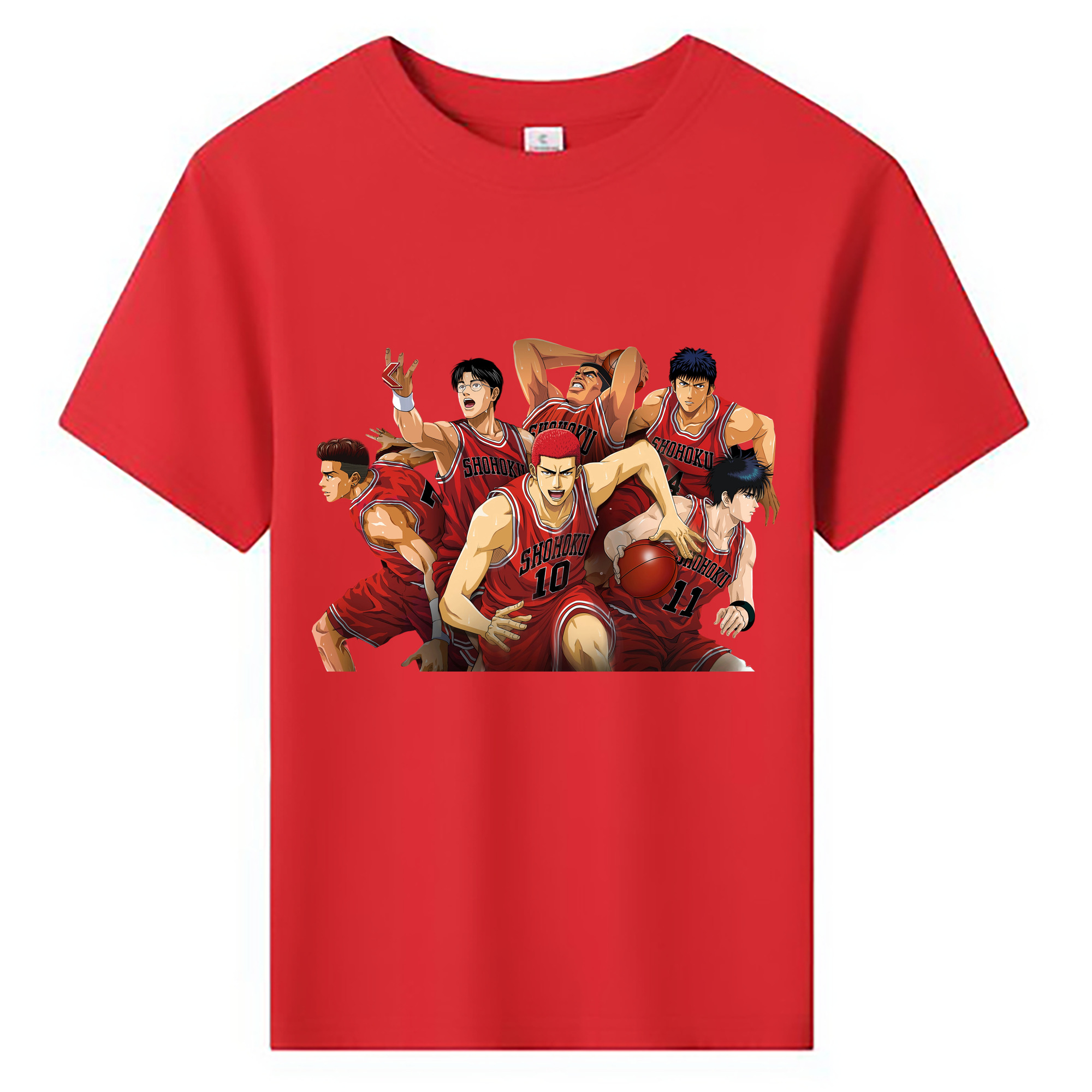 （画像用） SLAM DUNK／スラムダンク 綿100％キッズTシャツ（フロントプリント）