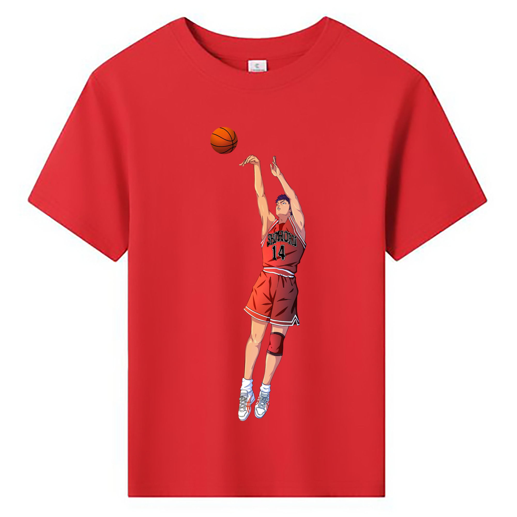 （画像用） SLAM DUNK／スラムダンク 綿100％キッズTシャツ（フロントプリント）