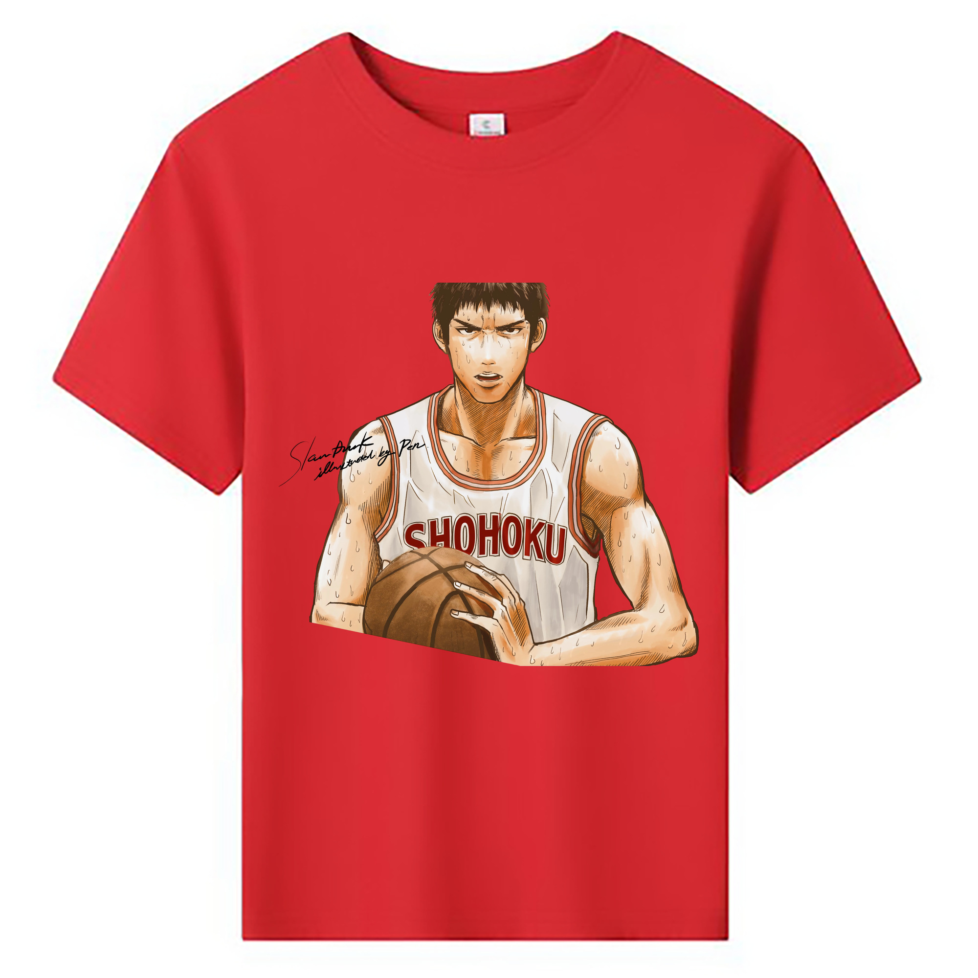 （画像用） SLAM DUNK／スラムダンク 綿100％キッズTシャツ（フロントプリント）