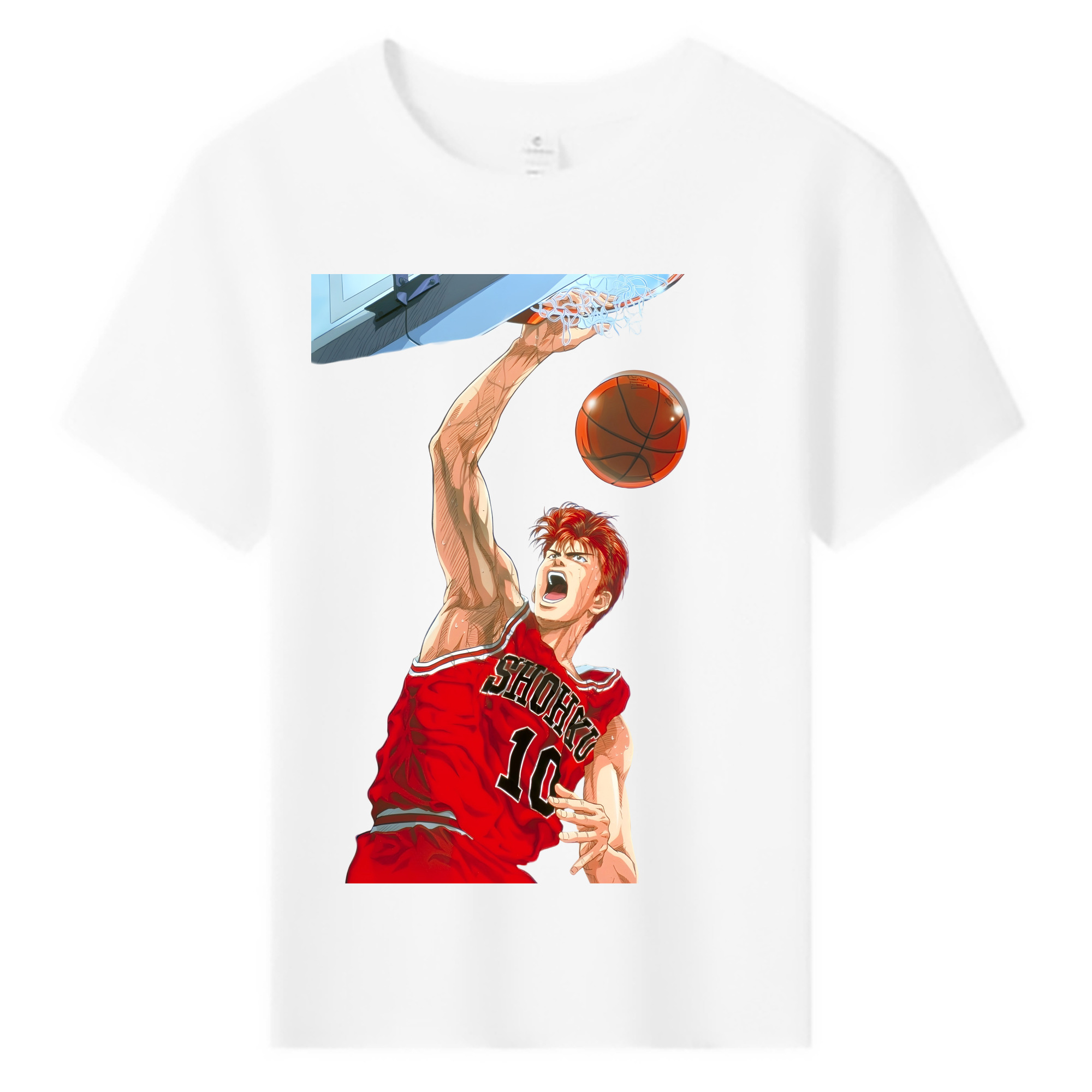 （画像用） SLAM DUNK／スラムダンク 綿100％キッズTシャツ（フロントプリント）