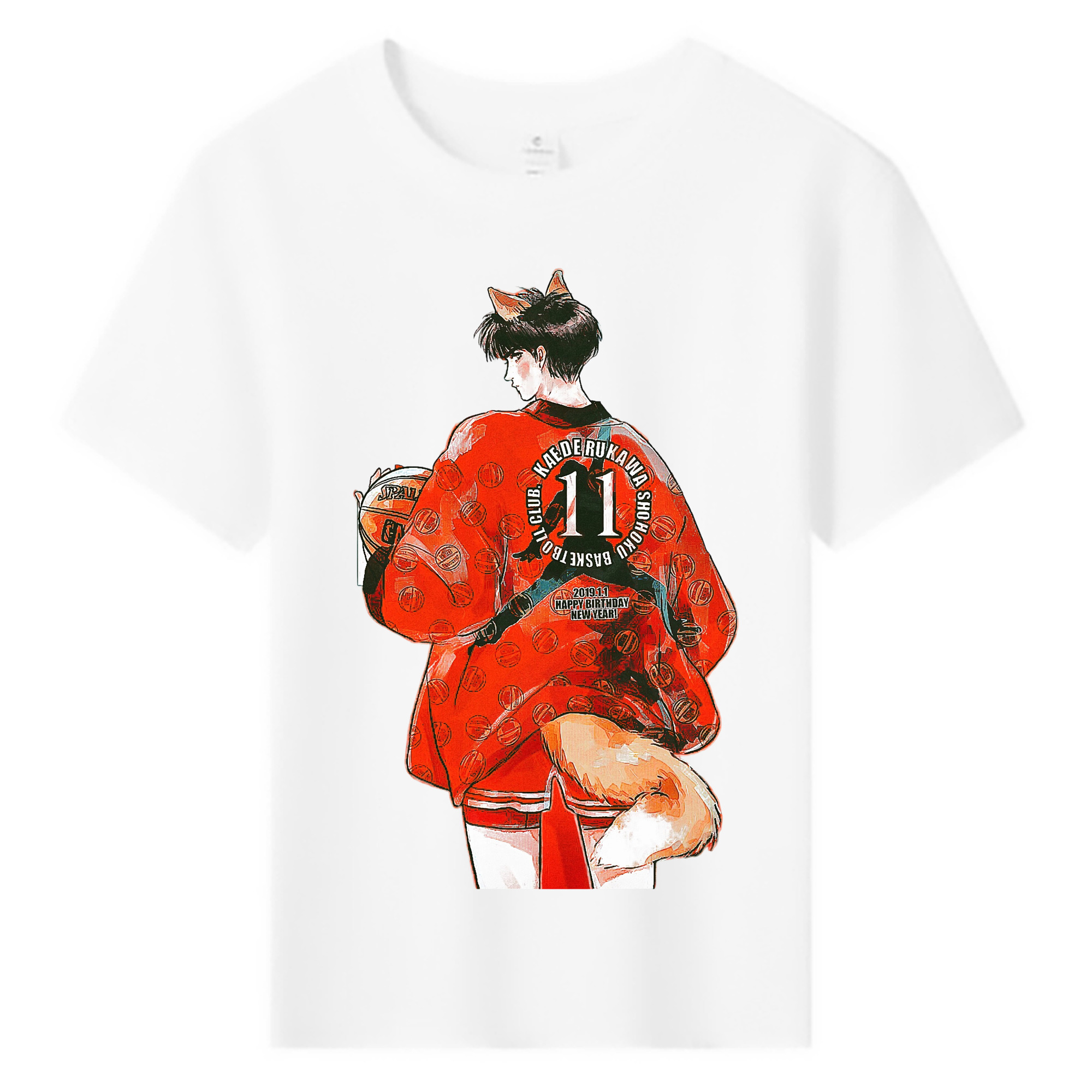 （画像用） SLAM DUNK／スラムダンク 綿100％キッズTシャツ（フロントプリント）