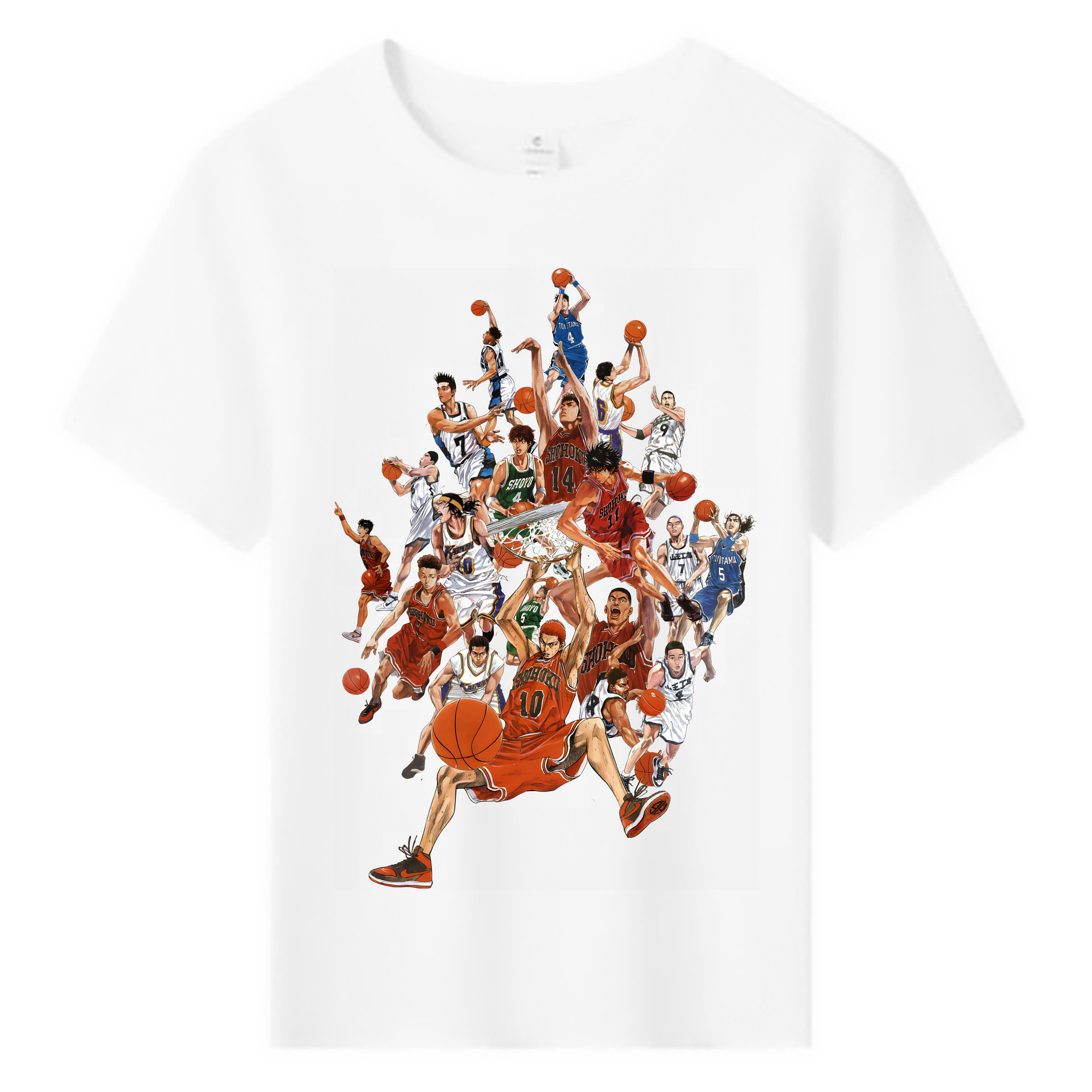 （画像用） SLAM DUNK／スラムダンク 綿100％キッズTシャツ（フロントプリント）