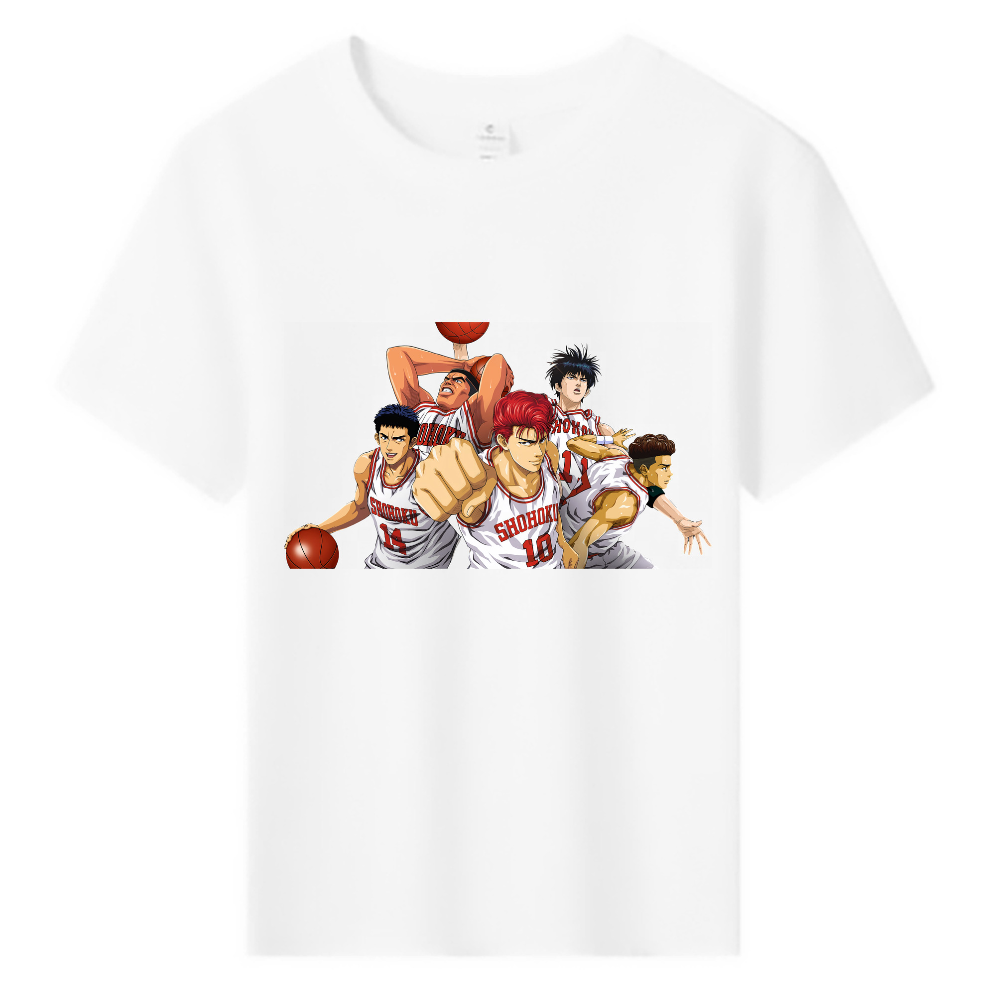 （画像用） SLAM DUNK／スラムダンク 綿100％キッズTシャツ（フロントプリント）