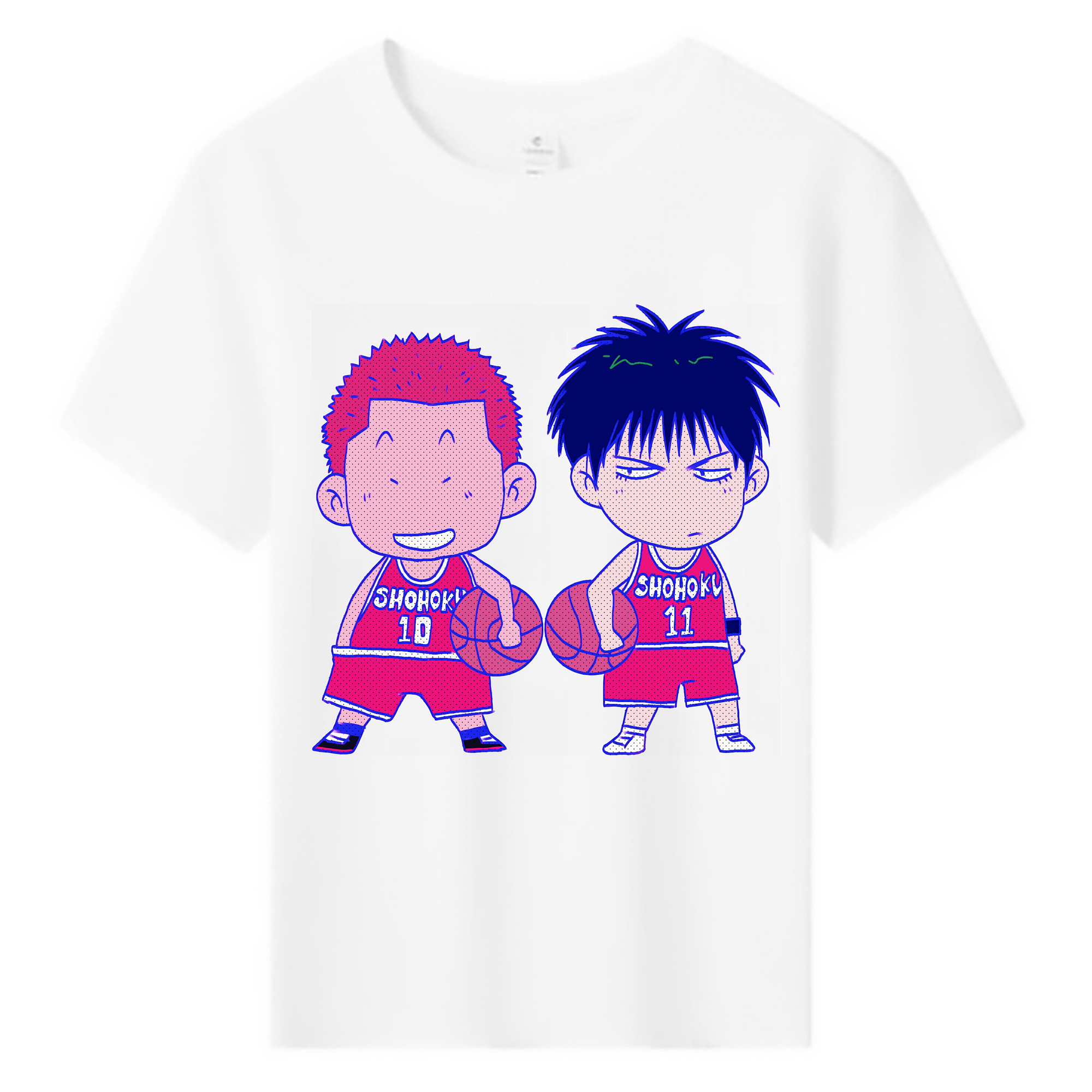 （画像用） SLAM DUNK／スラムダンク 綿100％キッズTシャツ（フロントプリント）