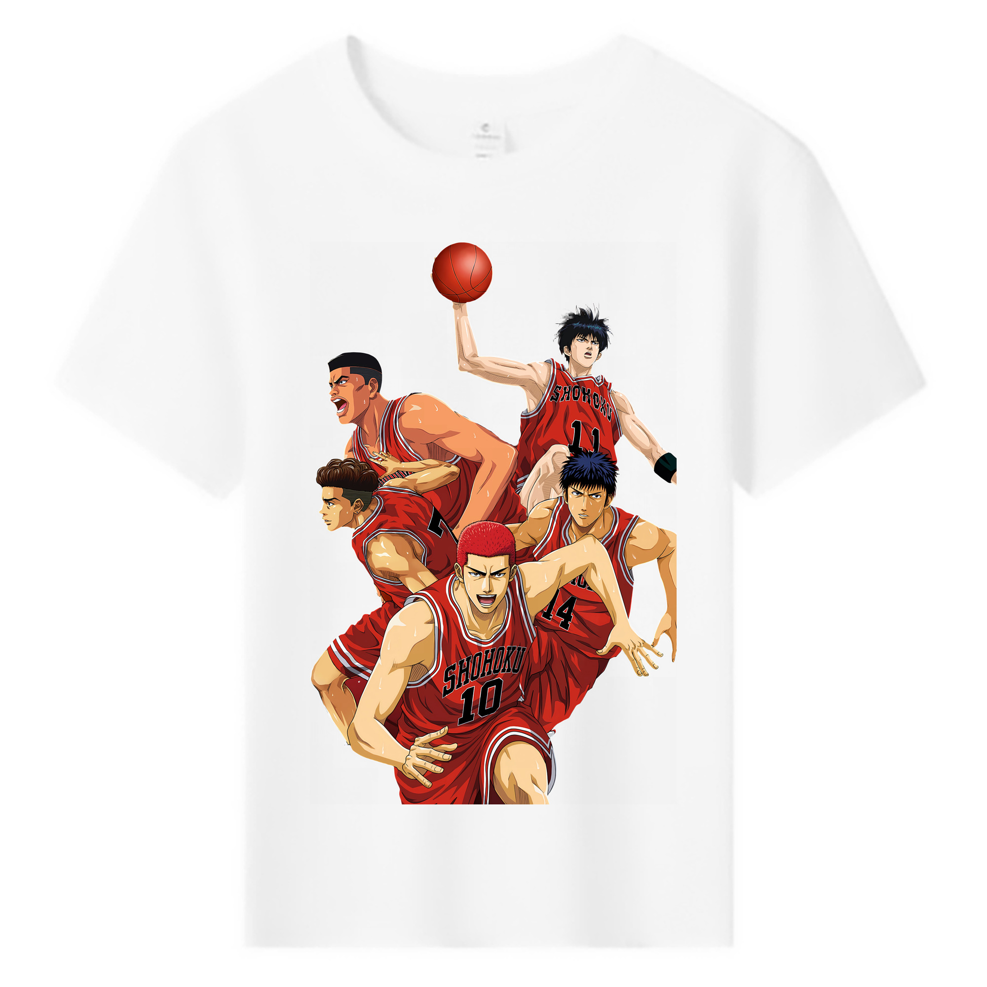（画像用） SLAM DUNK／スラムダンク 綿100％キッズTシャツ（フロントプリント）