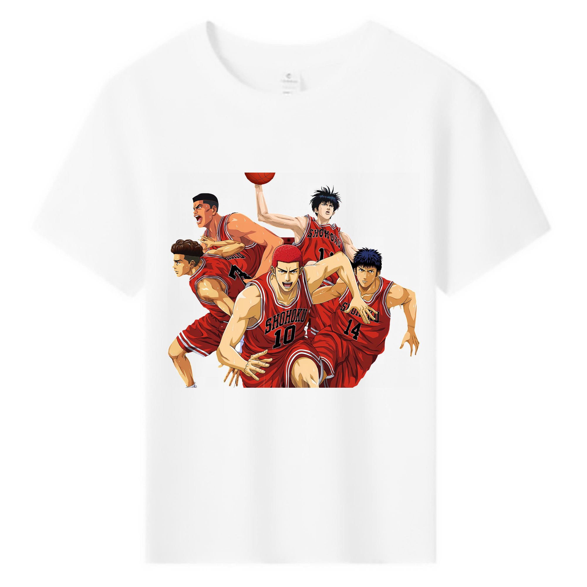 （画像用） SLAM DUNK／スラムダンク 綿100％キッズTシャツ（フロントプリント）