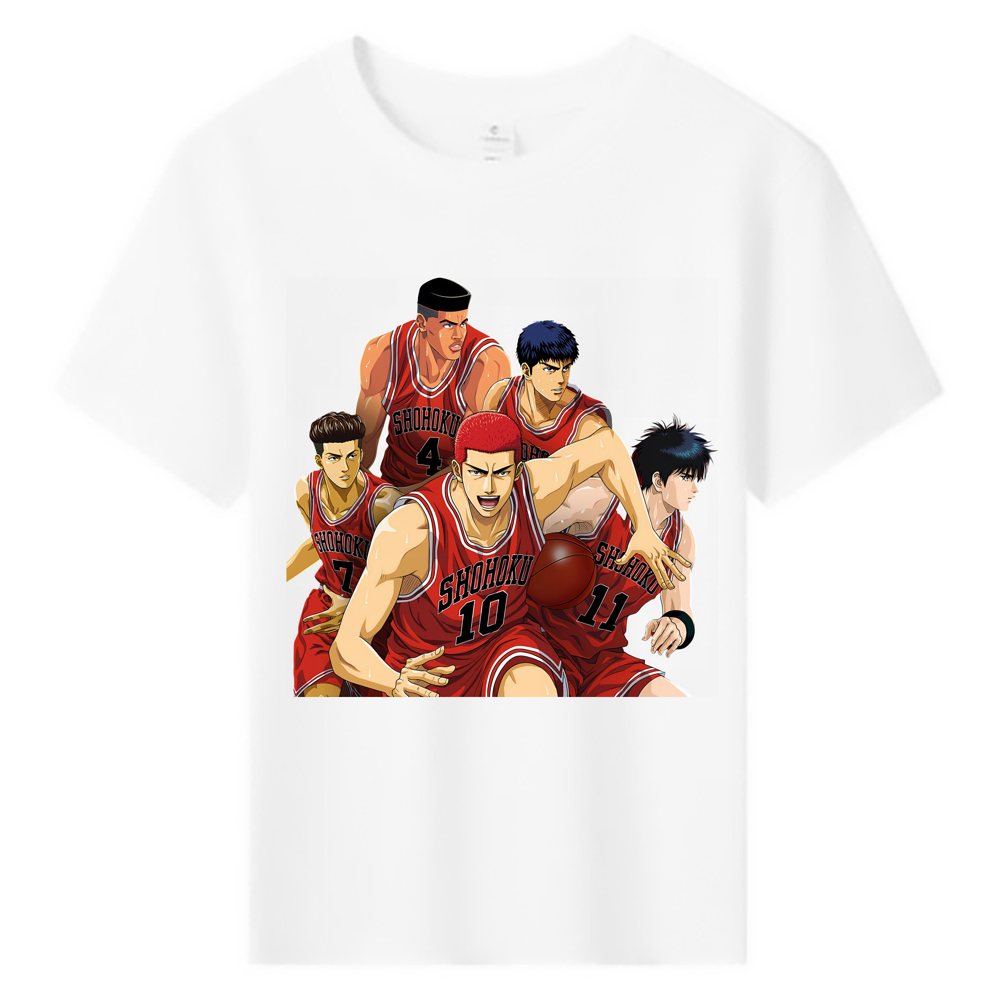 （画像用） SLAM DUNK／スラムダンク 綿100％キッズTシャツ（フロントプリント）