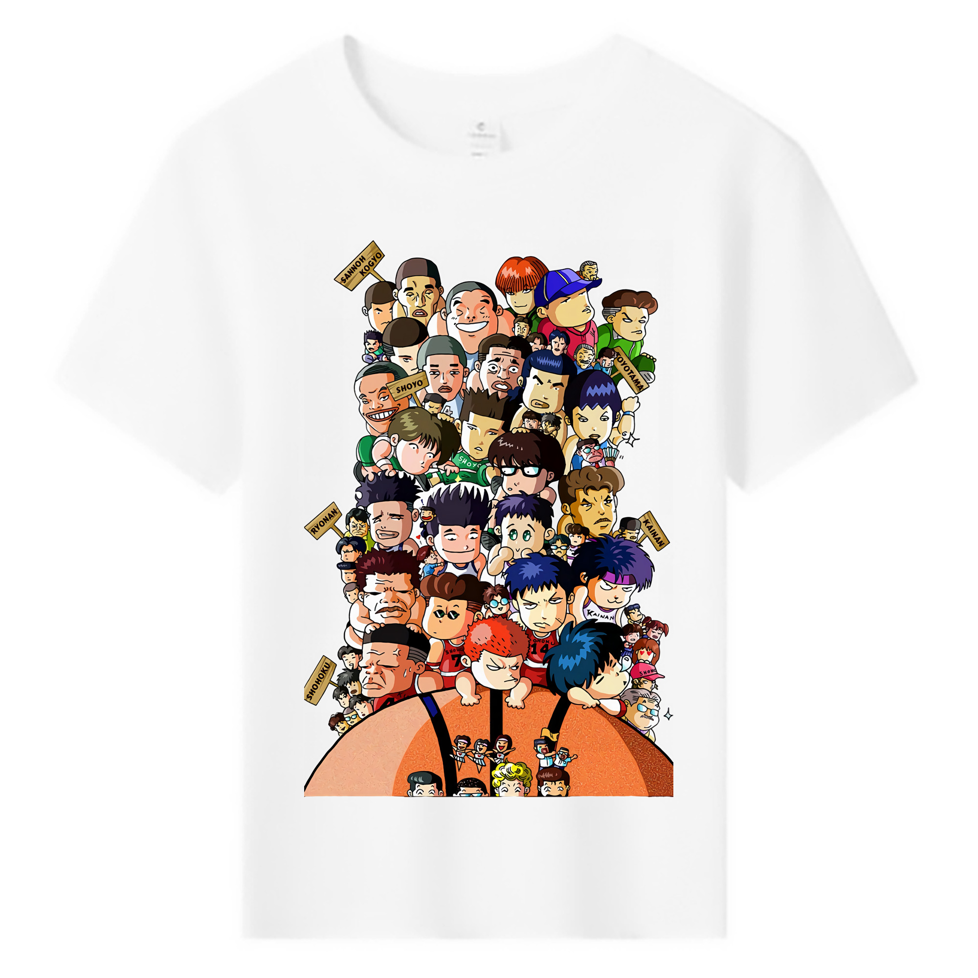 （画像用） SLAM DUNK／スラムダンク 綿100％キッズTシャツ（フロントプリント）