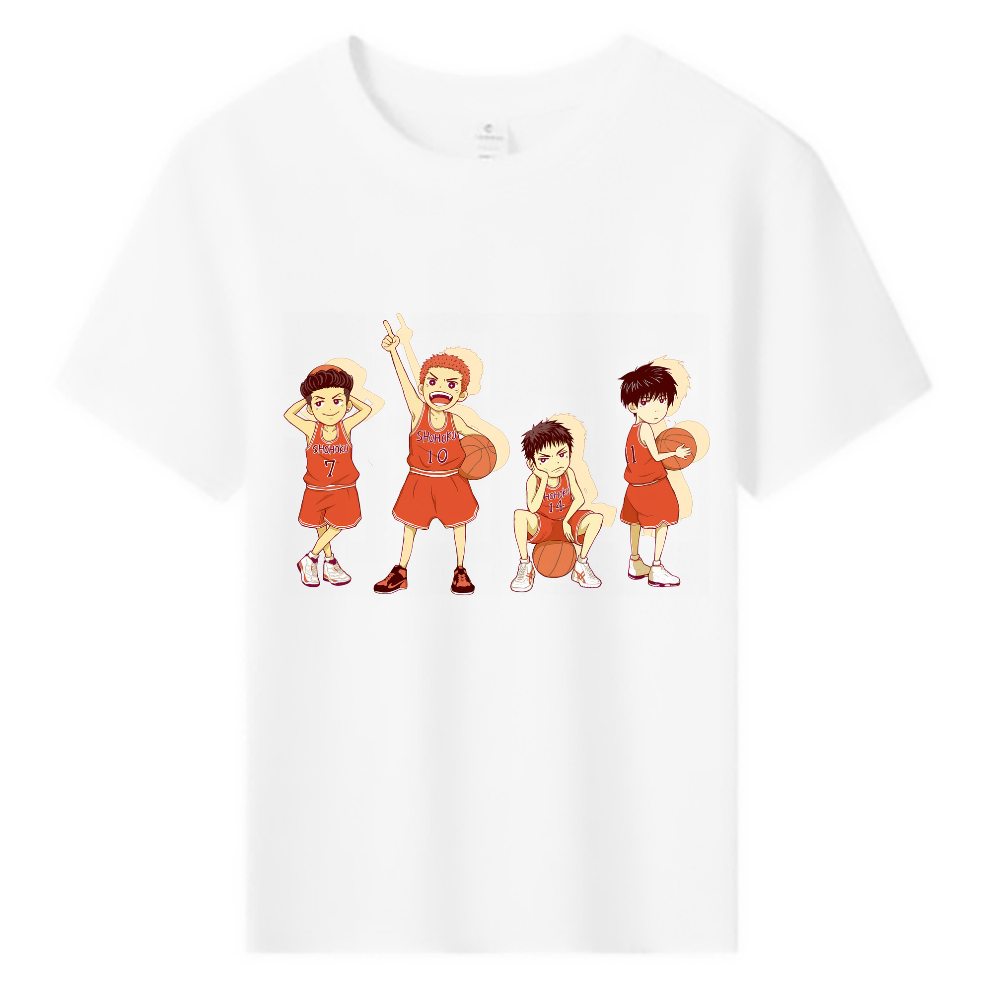 （画像用） SLAM DUNK／スラムダンク 綿100％キッズTシャツ（フロントプリント）