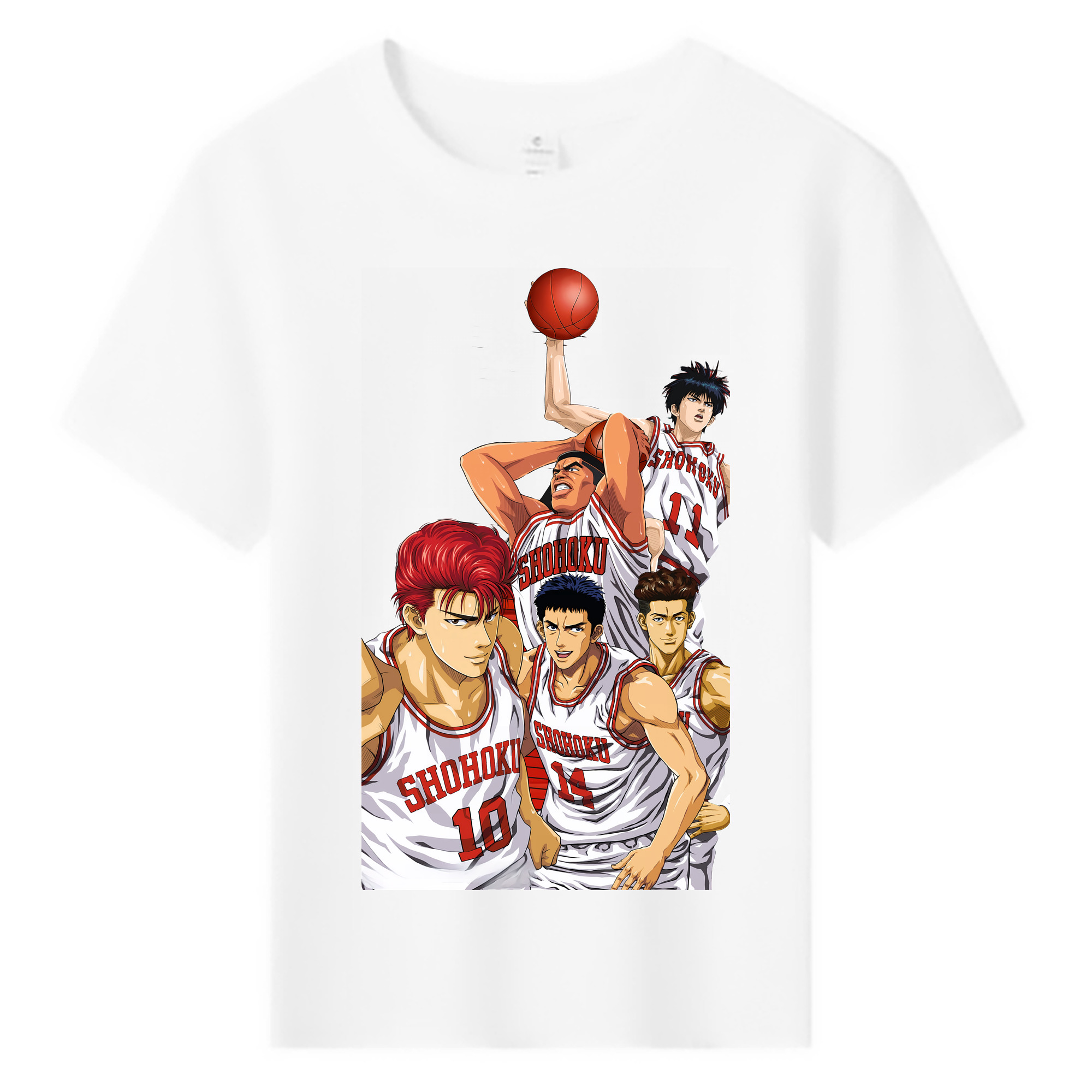 （画像用） SLAM DUNK／スラムダンク 綿100％キッズTシャツ（フロントプリント）