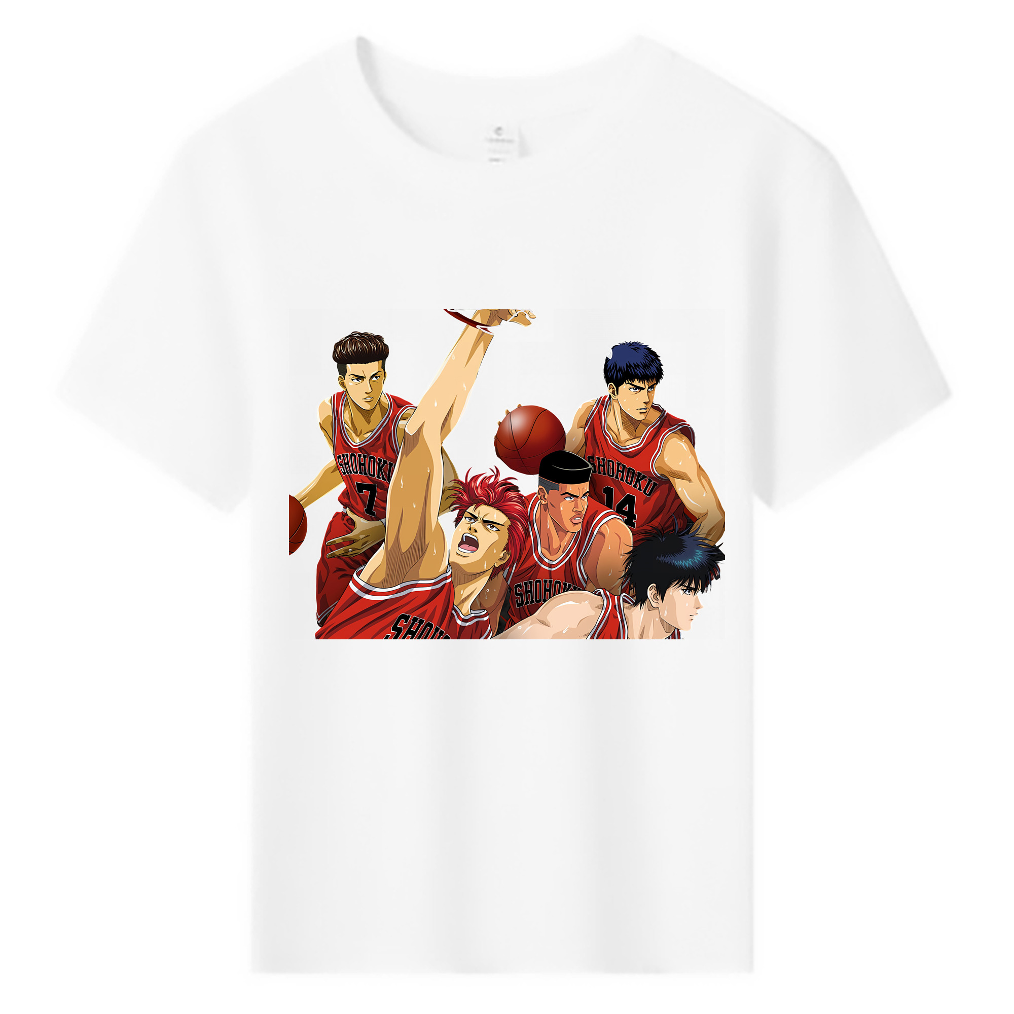 （画像用） SLAM DUNK／スラムダンク 綿100％キッズTシャツ（フロントプリント）