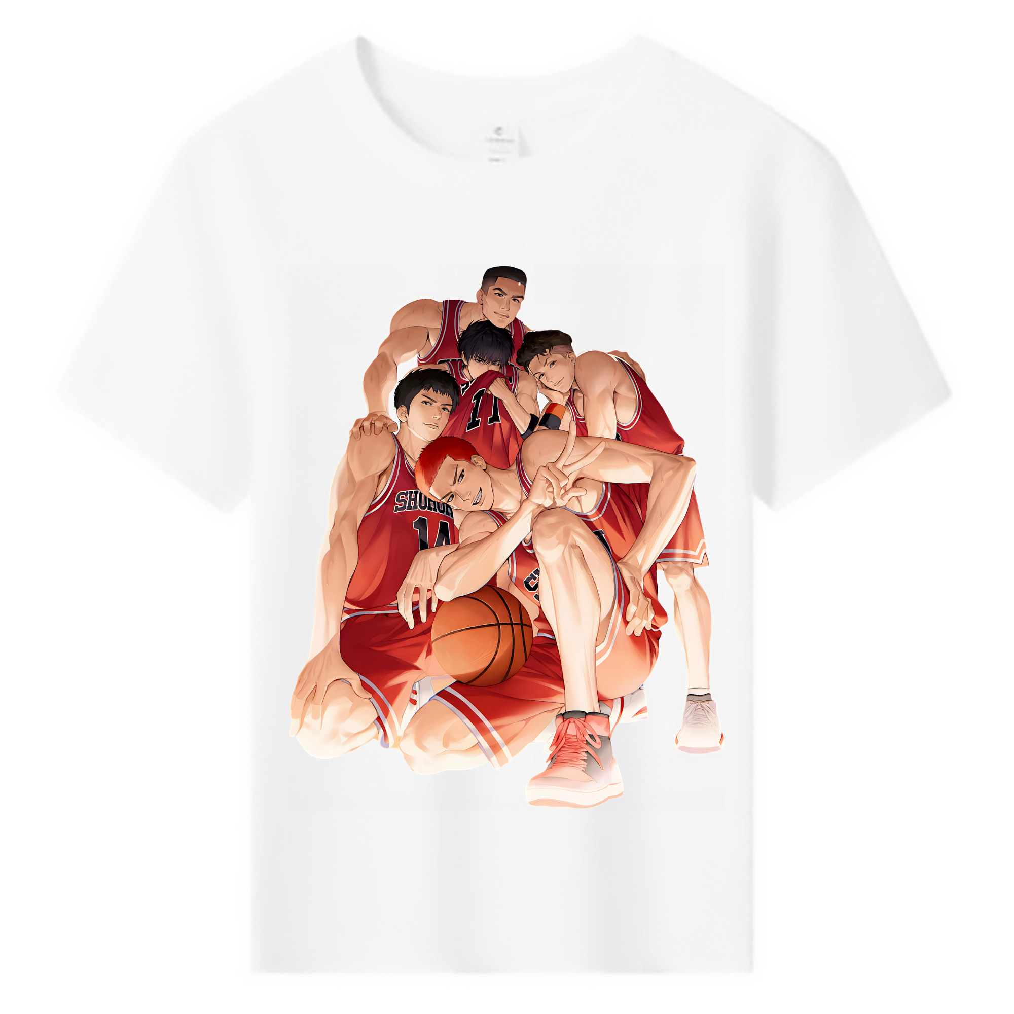 （画像用） SLAM DUNK／スラムダンク 綿100％キッズTシャツ（フロントプリント）