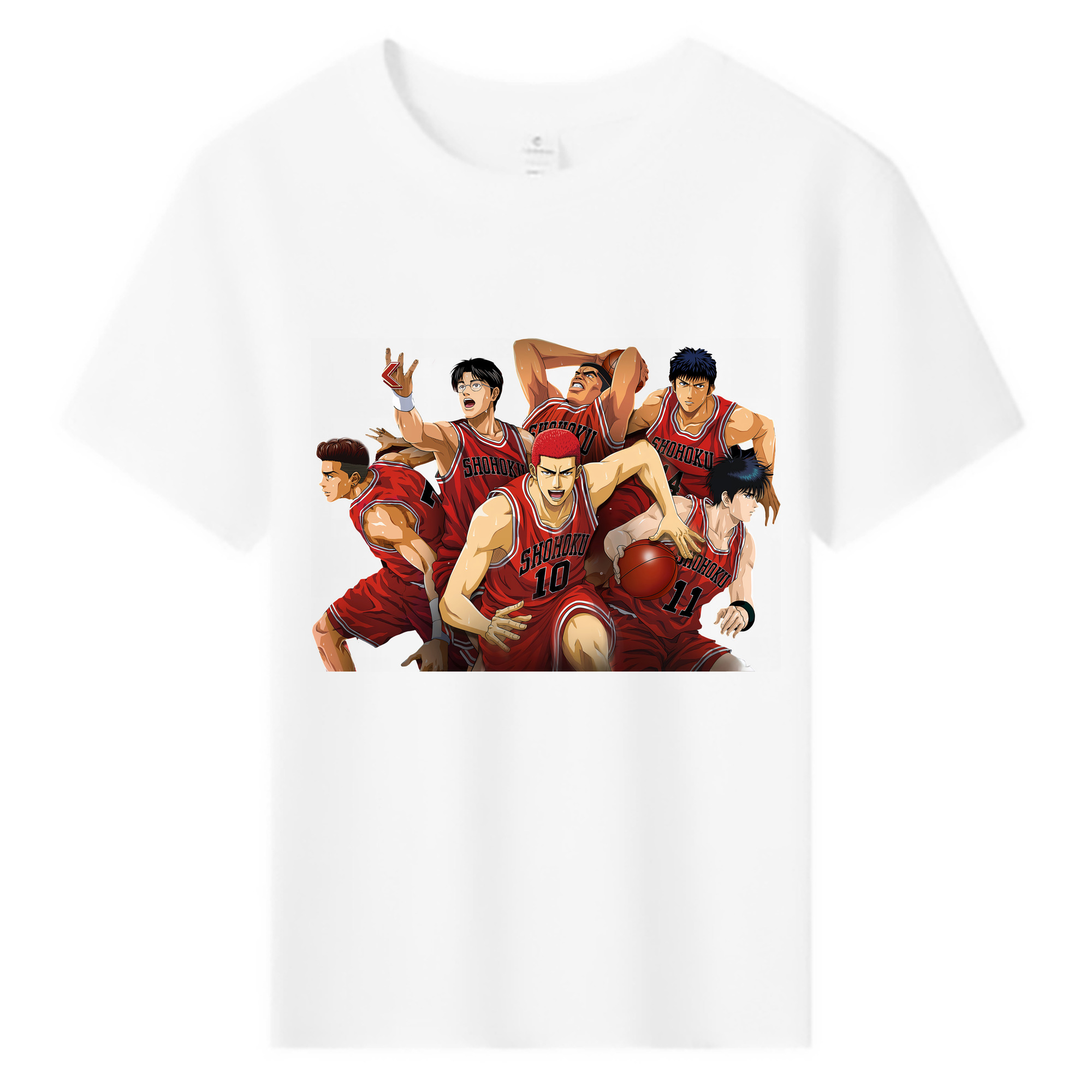 （画像用） SLAM DUNK／スラムダンク 綿100％キッズTシャツ（フロントプリント）