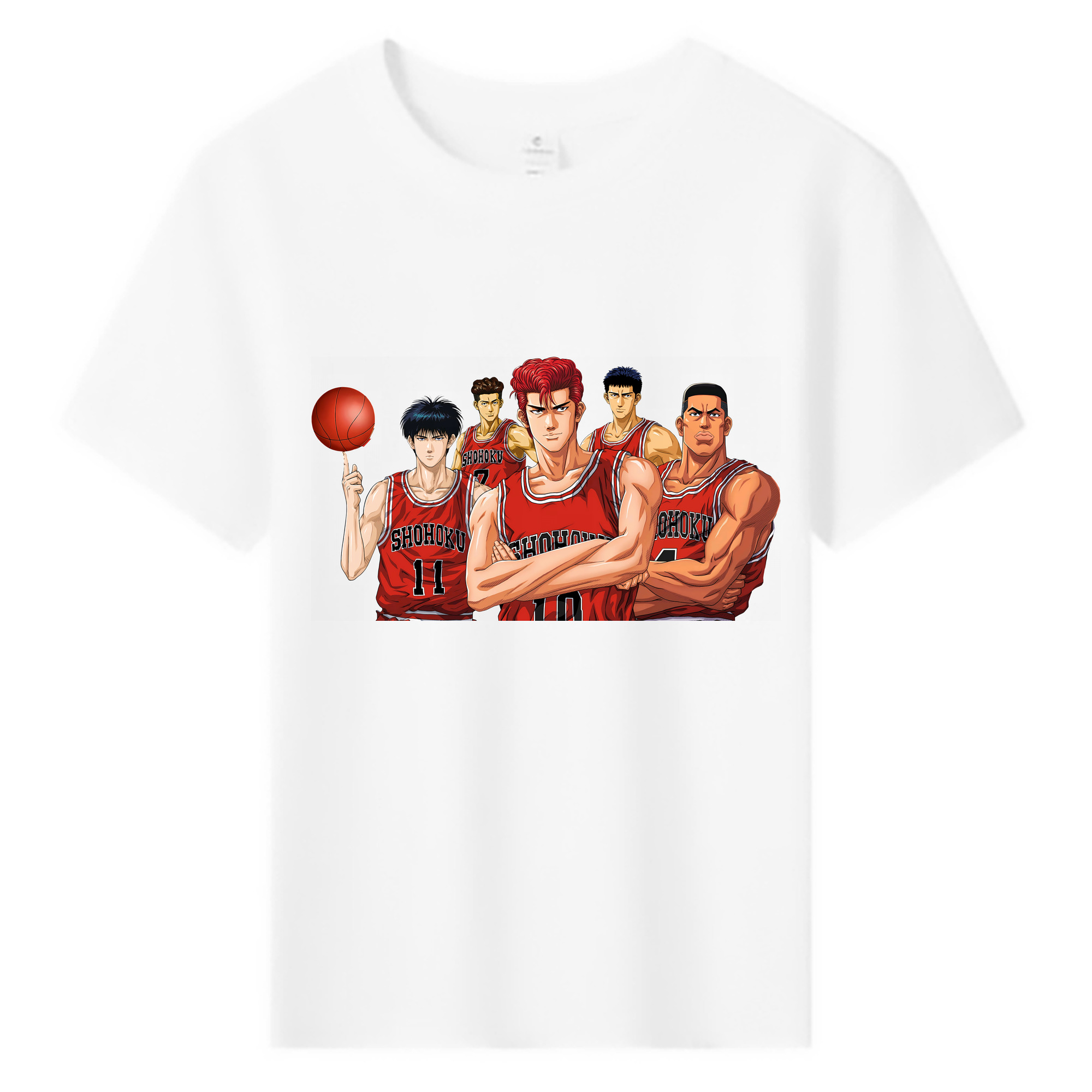 （画像用） SLAM DUNK／スラムダンク 綿100％キッズTシャツ（フロントプリント）