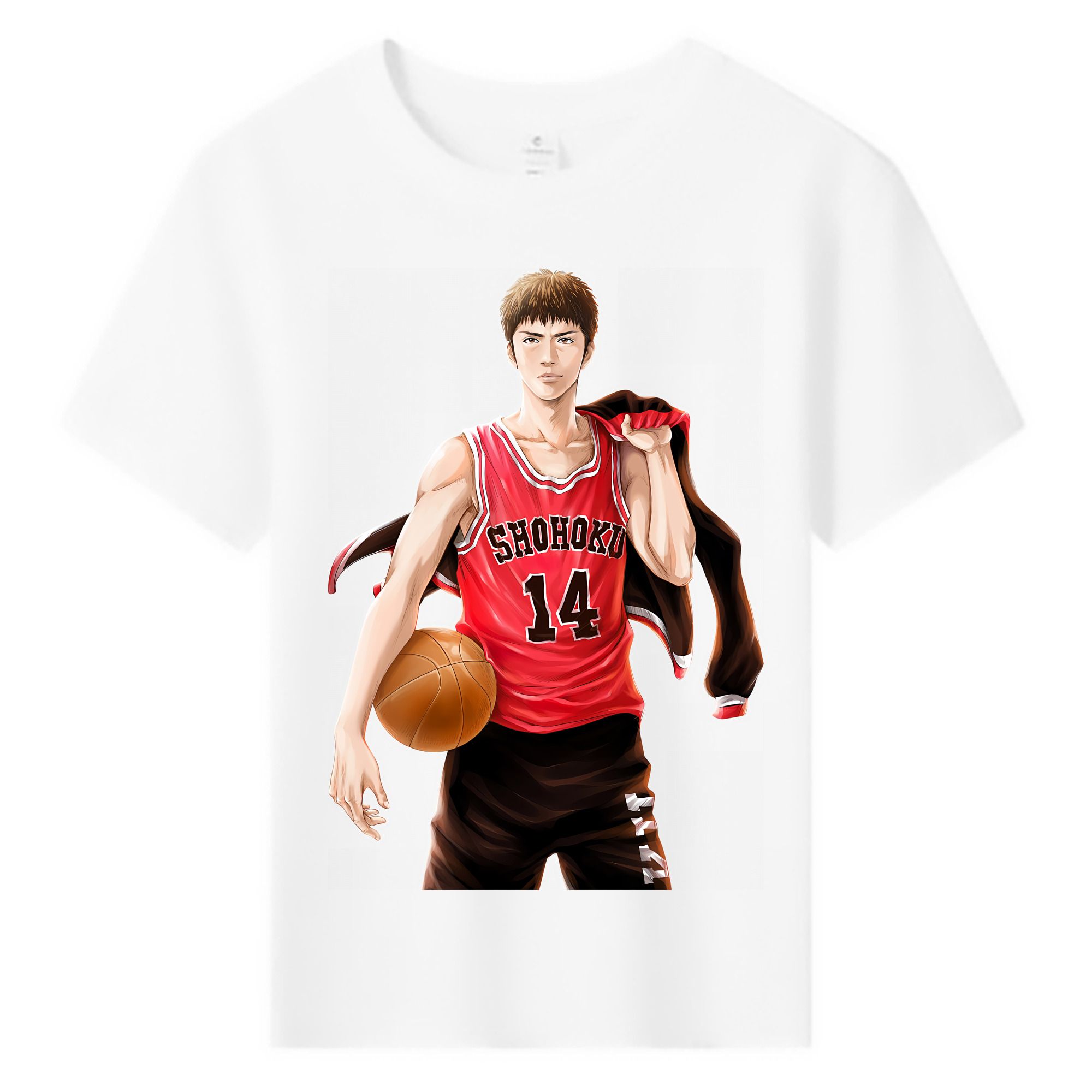 （画像用） SLAM DUNK／スラムダンク 綿100％キッズTシャツ（フロントプリント）