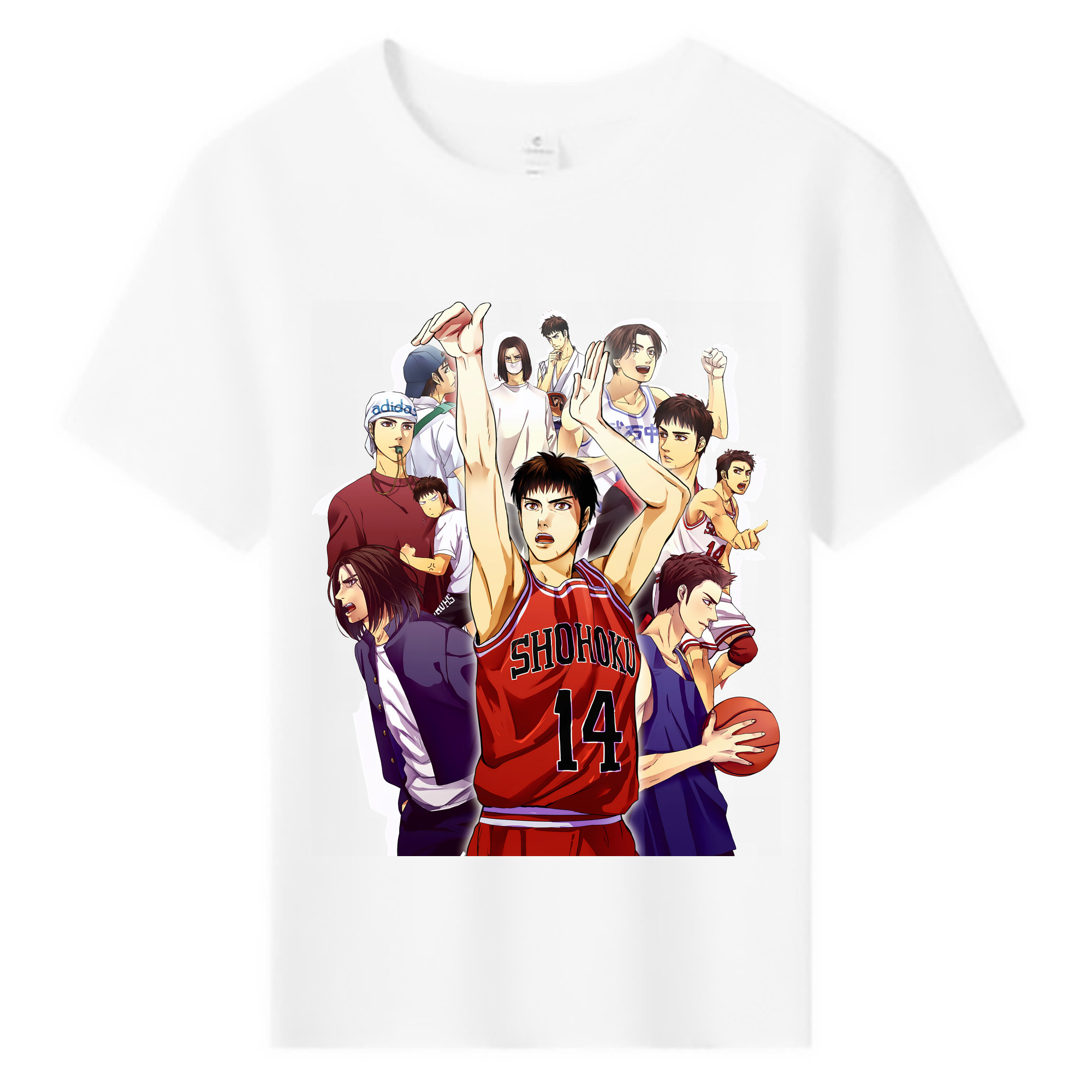 （画像用） SLAM DUNK／スラムダンク 綿100％キッズTシャツ（フロントプリント）