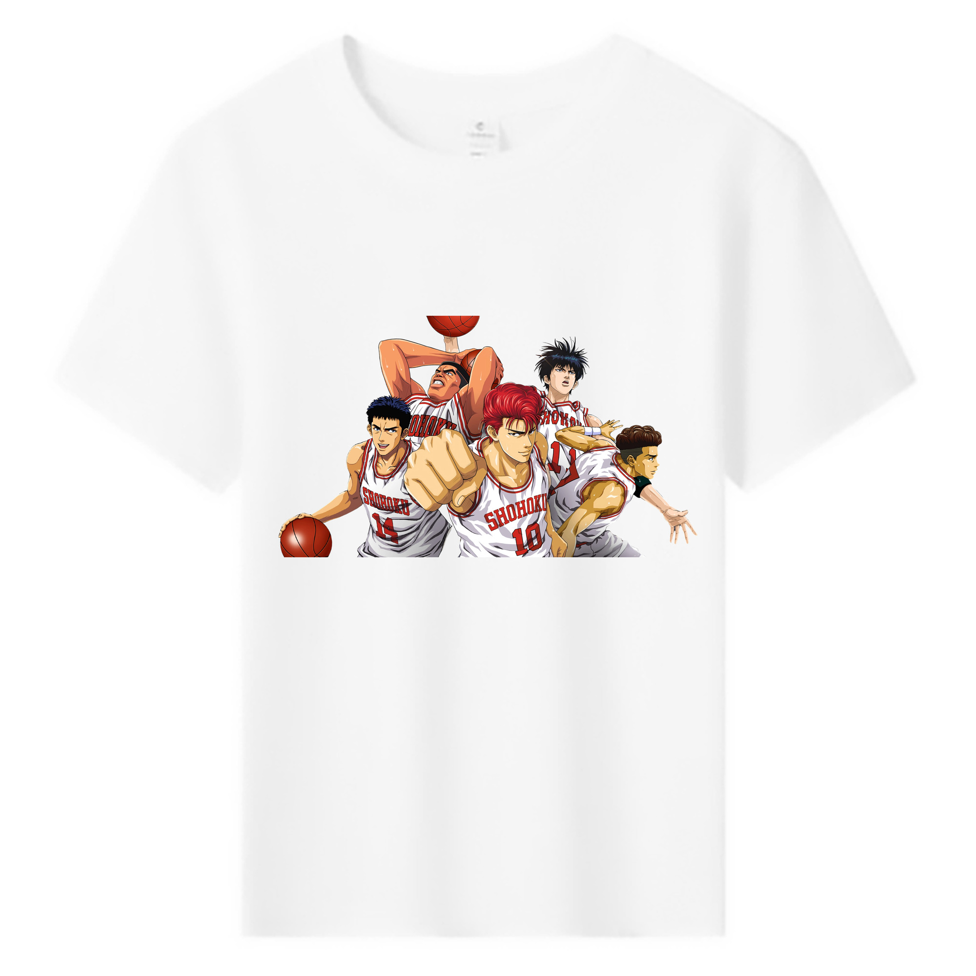 （画像用） SLAM DUNK／スラムダンク 綿100％キッズTシャツ（フロントプリント）