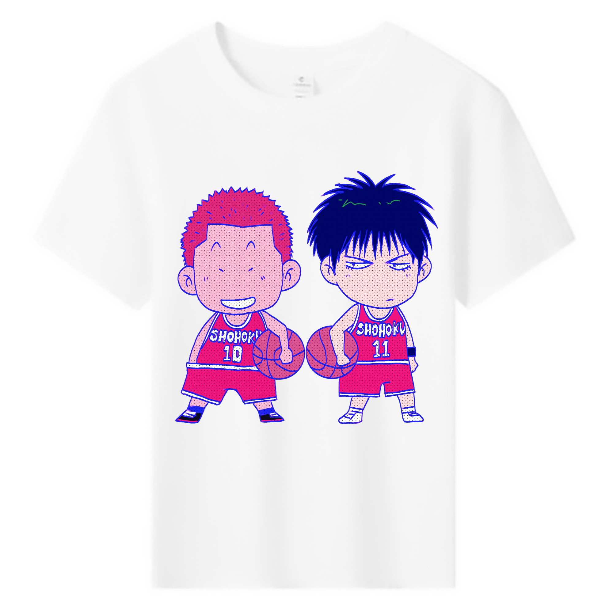 （画像用） SLAM DUNK／スラムダンク 綿100％キッズTシャツ（フロントプリント）