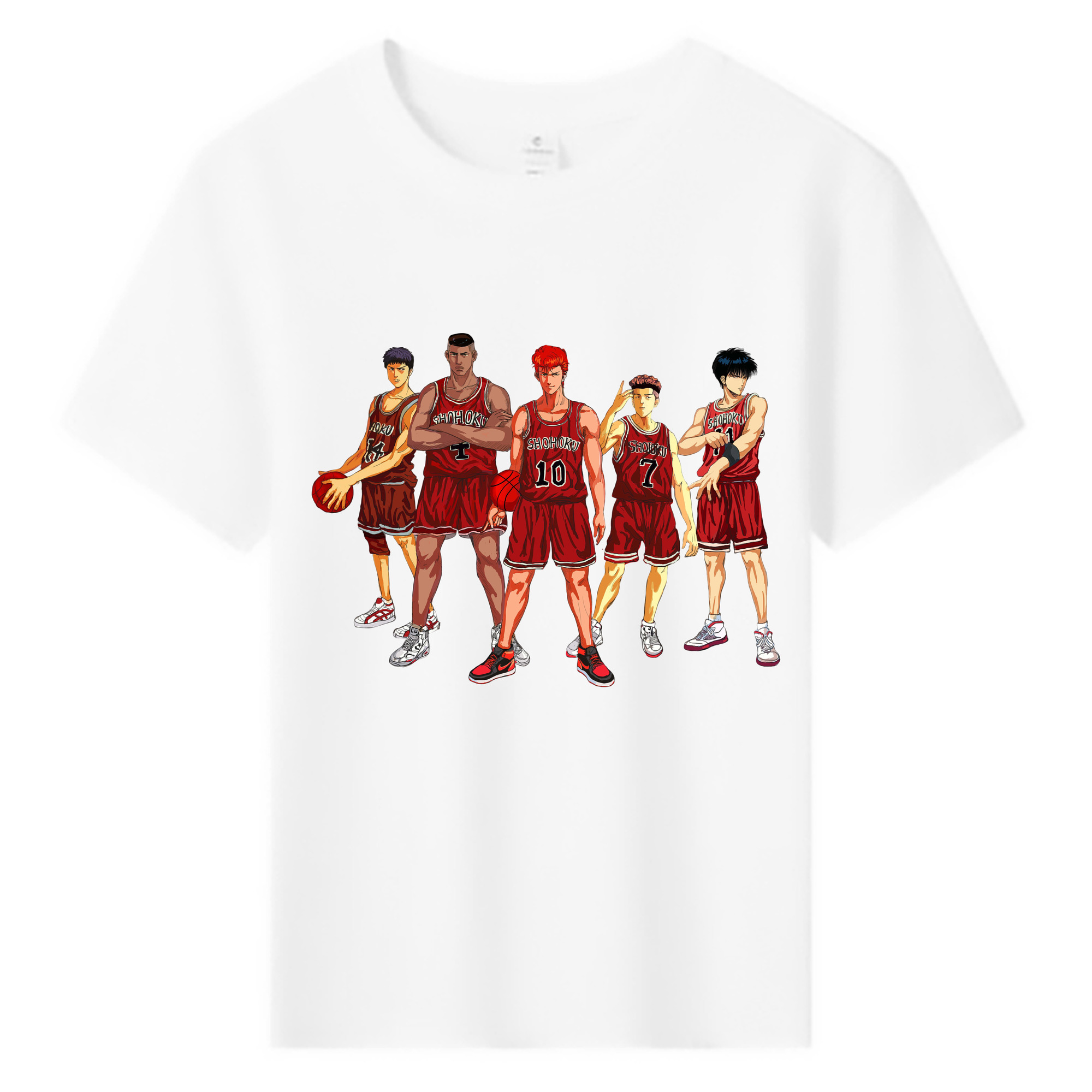 （画像用） SLAM DUNK／スラムダンク 綿100％キッズTシャツ（フロントプリント）