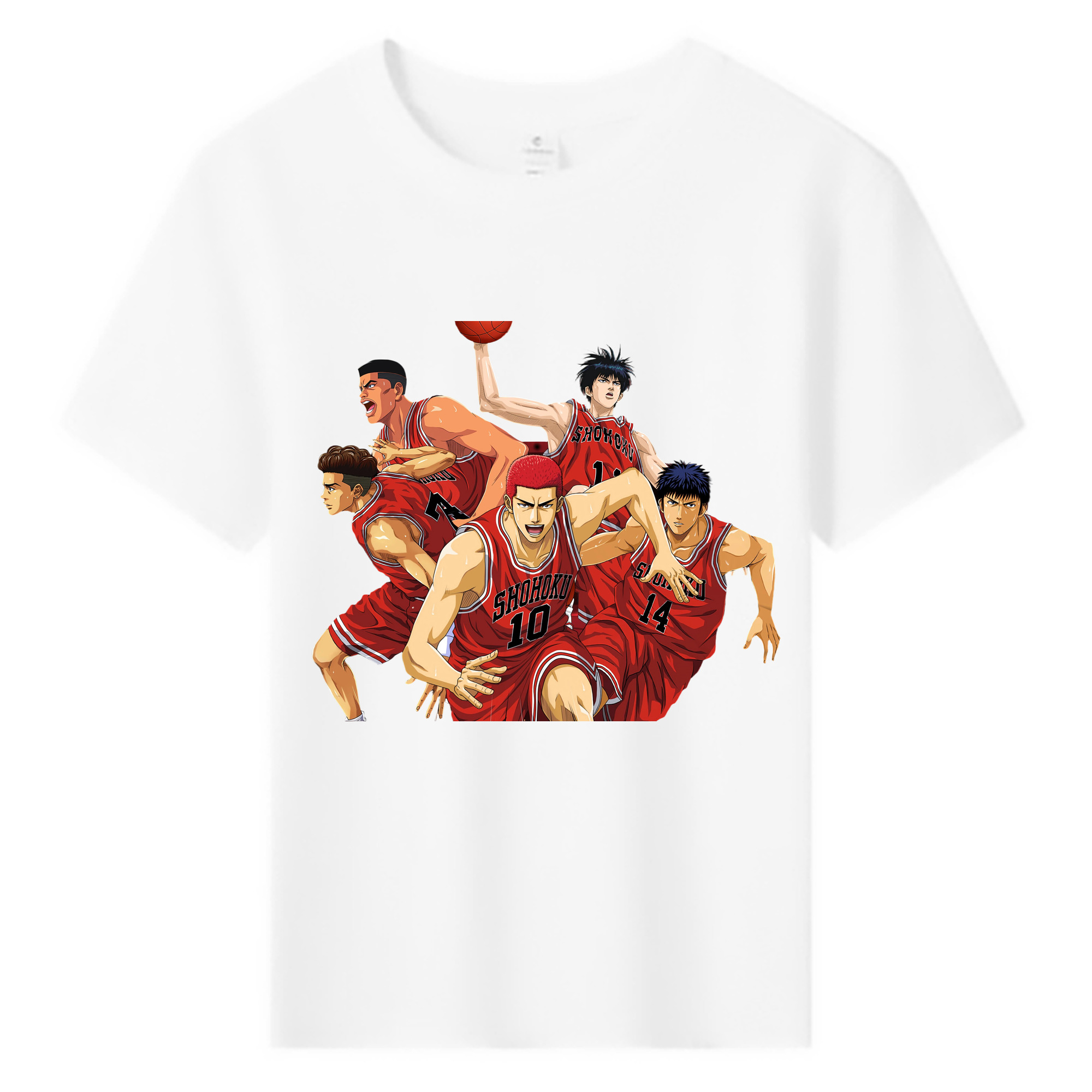 （画像用） SLAM DUNK／スラムダンク 綿100％キッズTシャツ（フロントプリント）