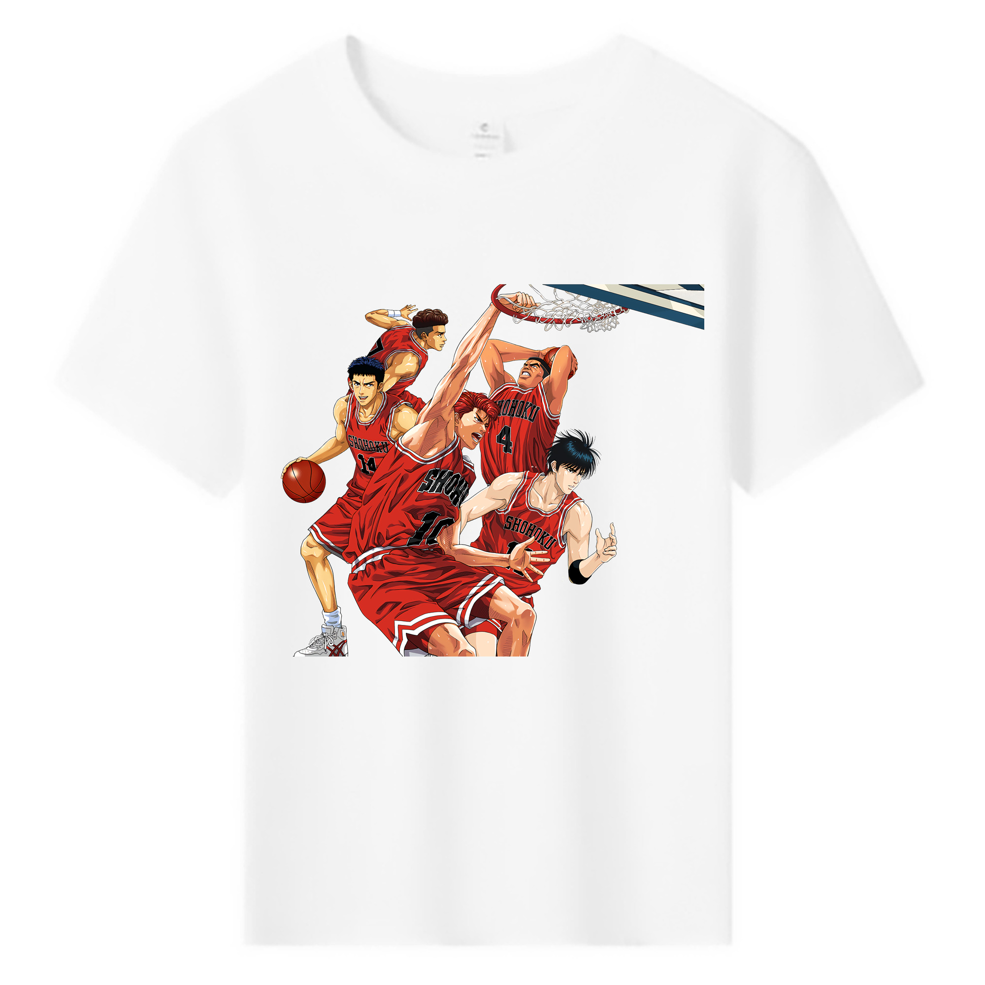 （画像用） SLAM DUNK／スラムダンク 綿100％キッズTシャツ（フロントプリント）