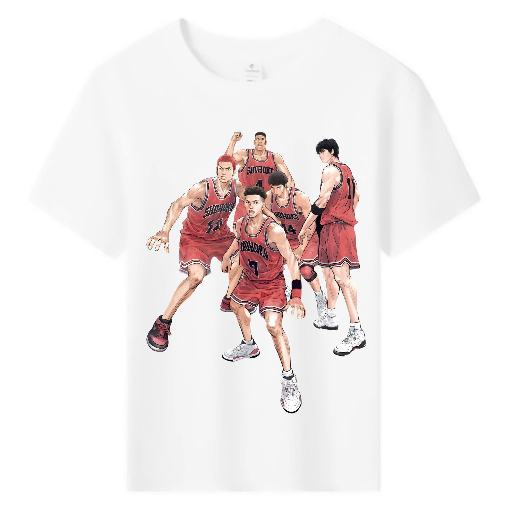 （画像用） SLAM DUNK／スラムダンク 綿100％キッズTシャツ（フロントプリント）