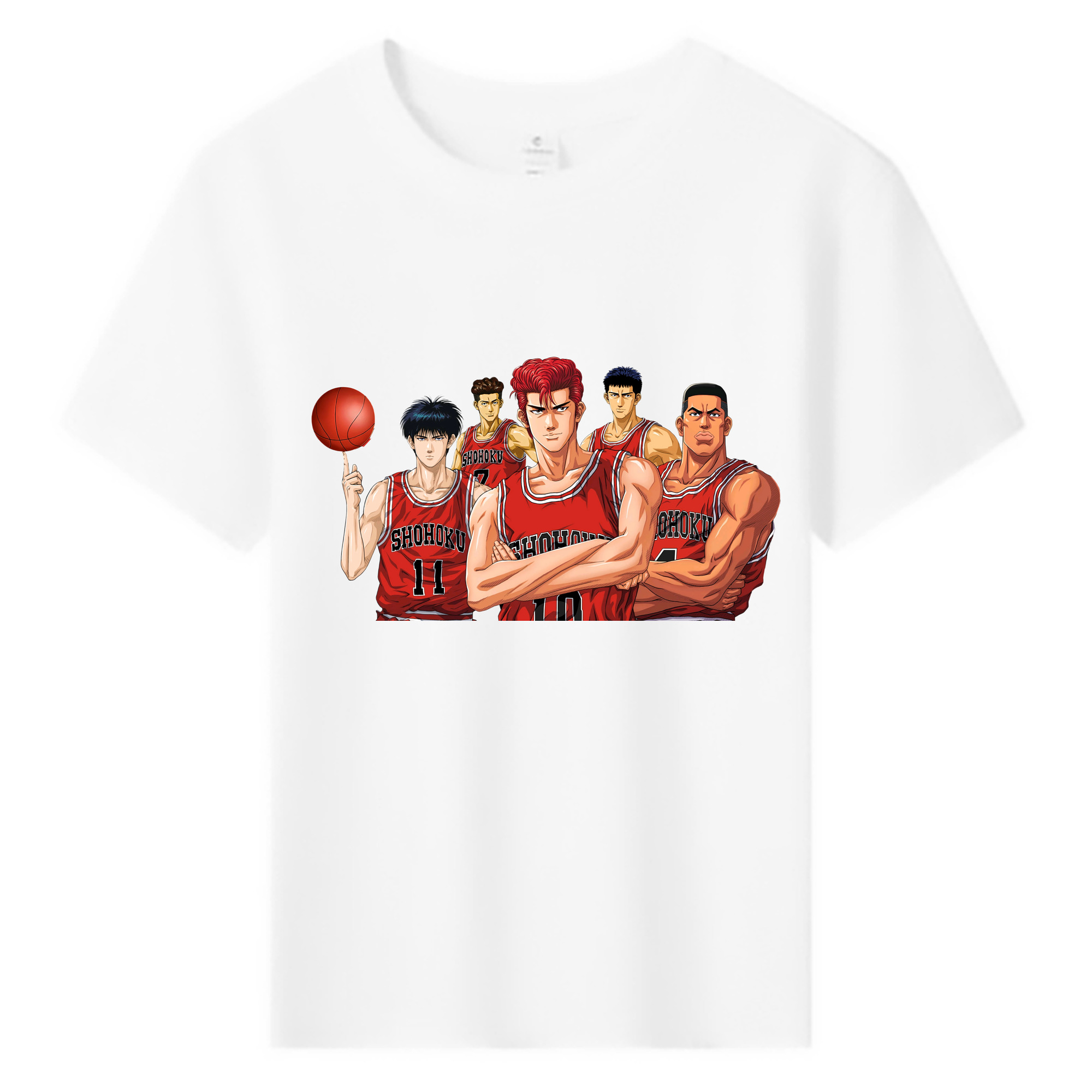 （画像用） SLAM DUNK／スラムダンク 綿100％キッズTシャツ（フロントプリント）