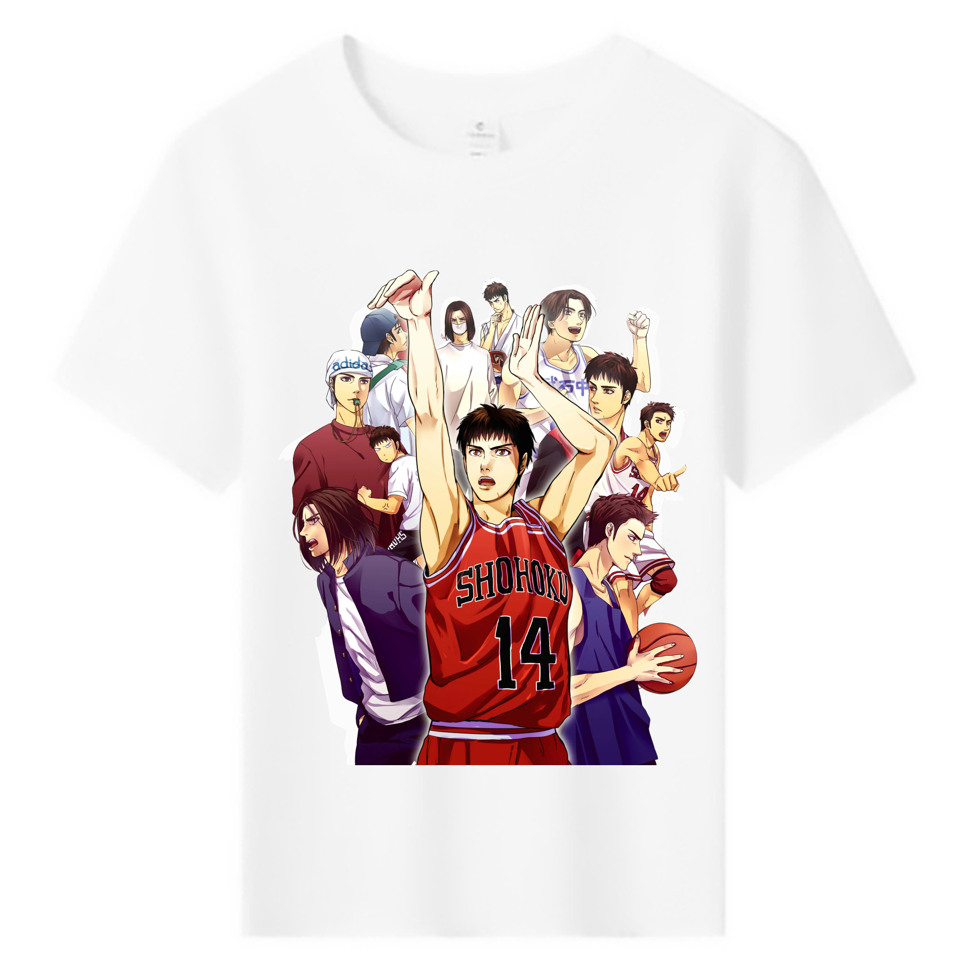 （画像用） SLAM DUNK／スラムダンク 綿100％キッズTシャツ（フロントプリント）
