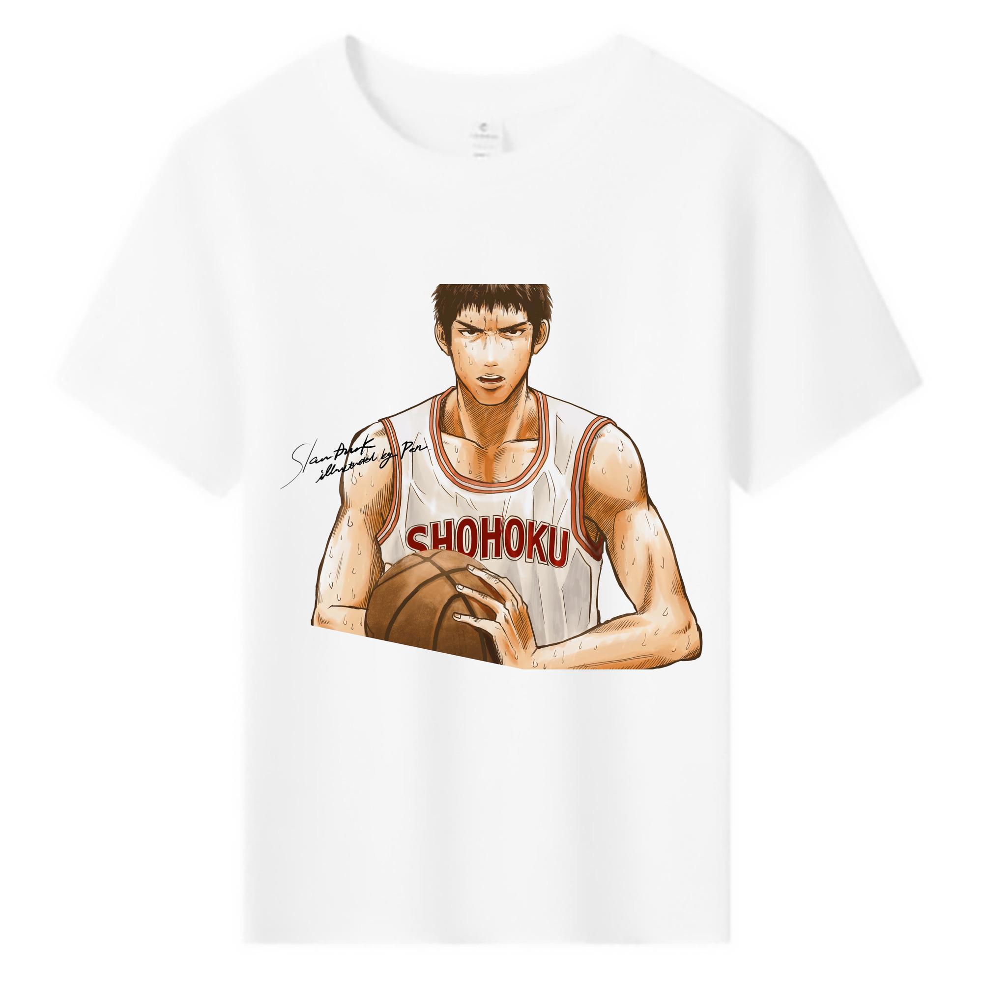 （画像用） SLAM DUNK／スラムダンク 綿100％キッズTシャツ（フロントプリント）