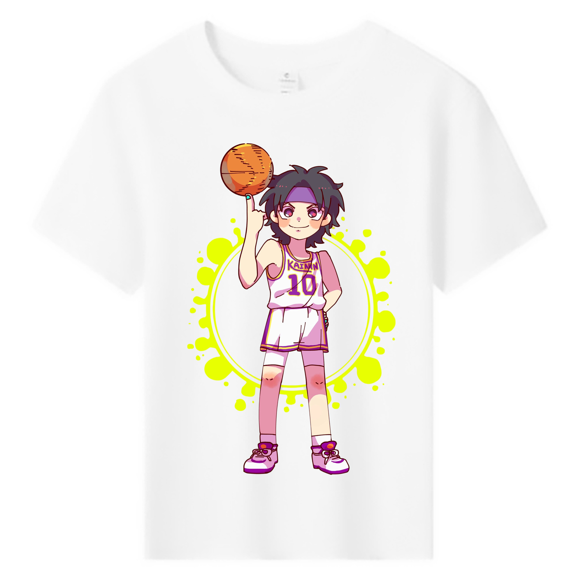 （画像用） SLAM DUNK／スラムダンク 綿100％キッズTシャツ（フロントプリント）
