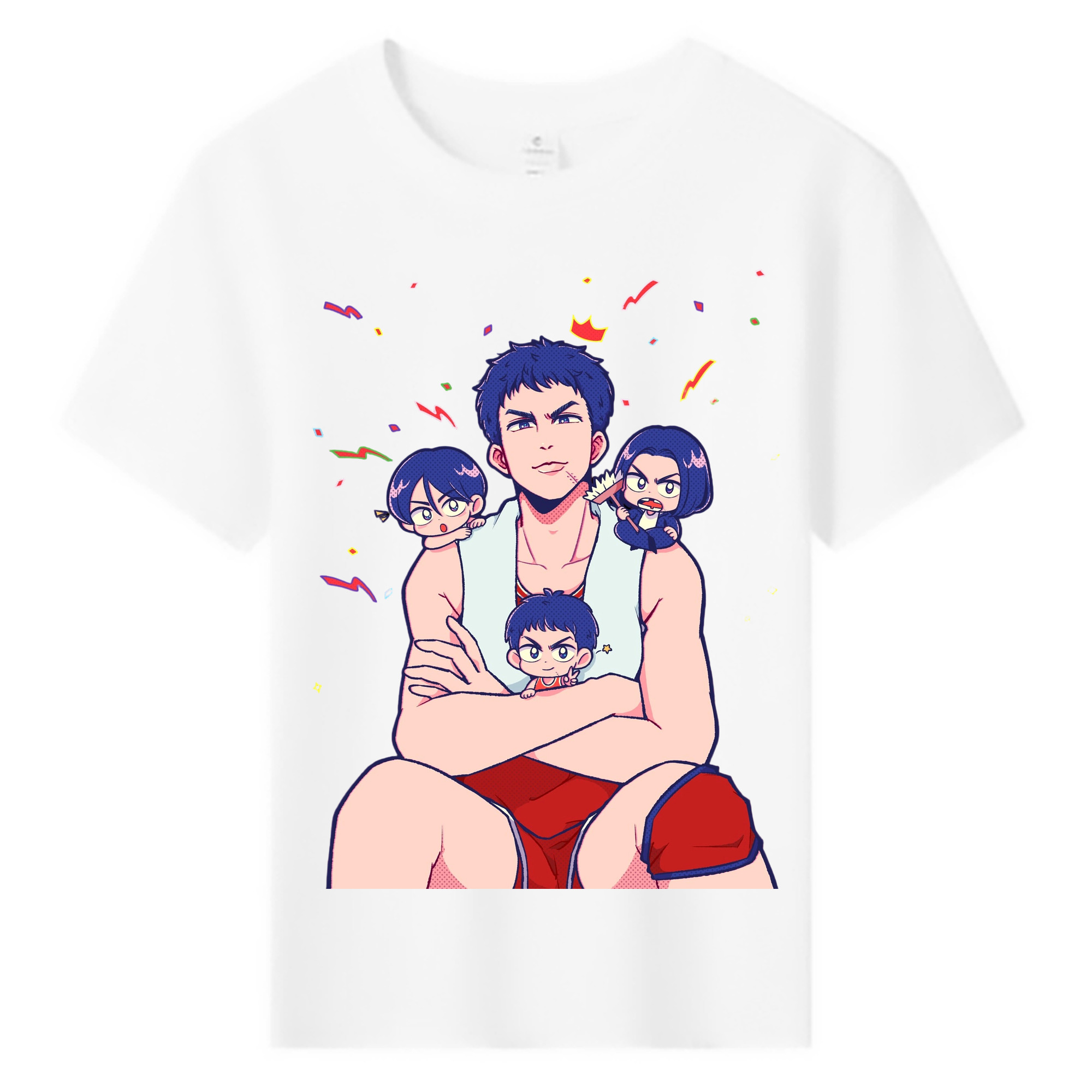 （画像用） SLAM DUNK／スラムダンク 綿100％キッズTシャツ（フロントプリント）