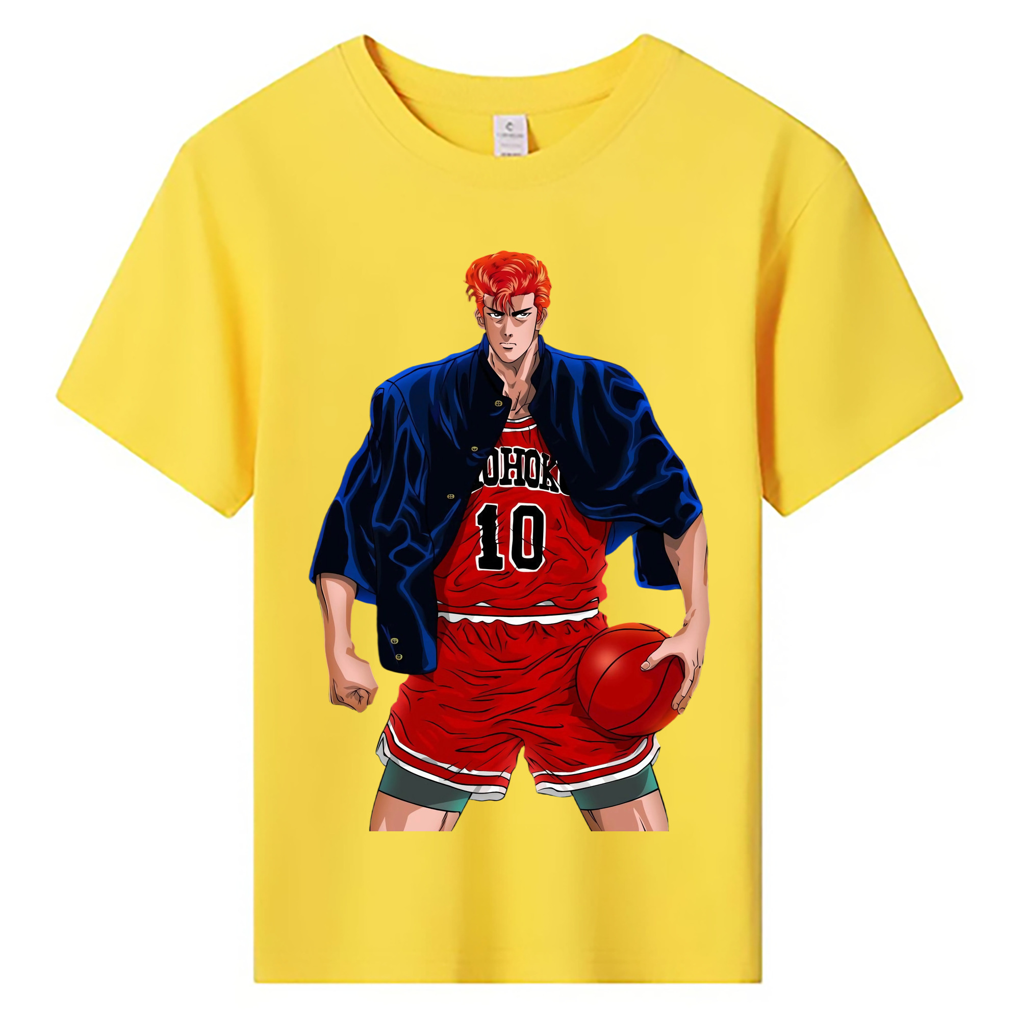 （画像用） SLAM DUNK／スラムダンク 綿100％キッズTシャツ（フロントプリント）