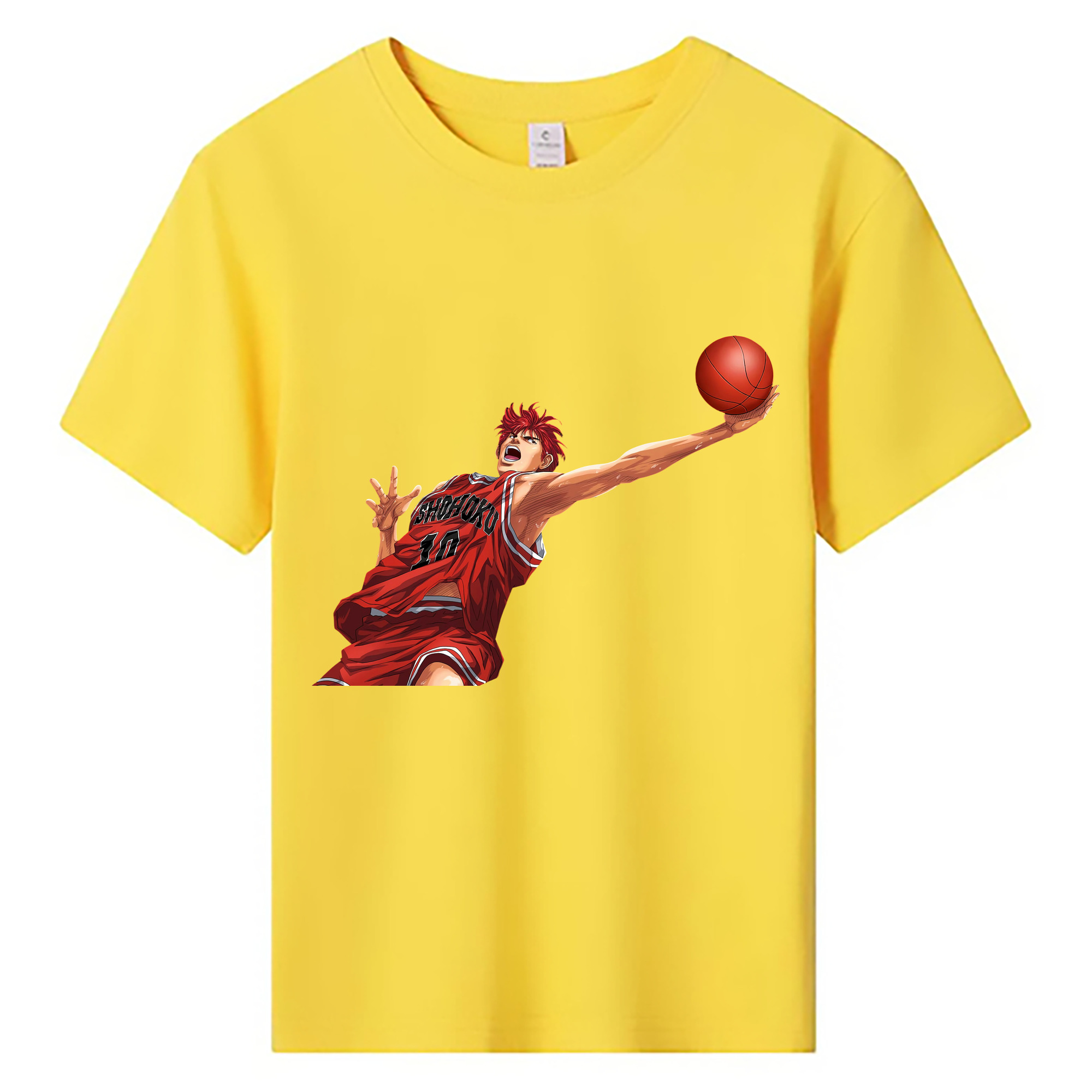 （画像用） SLAM DUNK／スラムダンク 綿100％キッズTシャツ（フロントプリント）