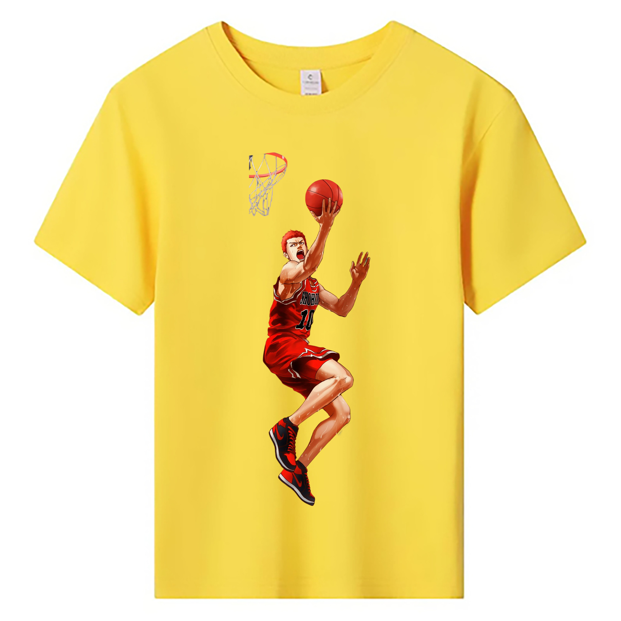 （画像用） SLAM DUNK／スラムダンク 綿100％キッズTシャツ（フロントプリント）