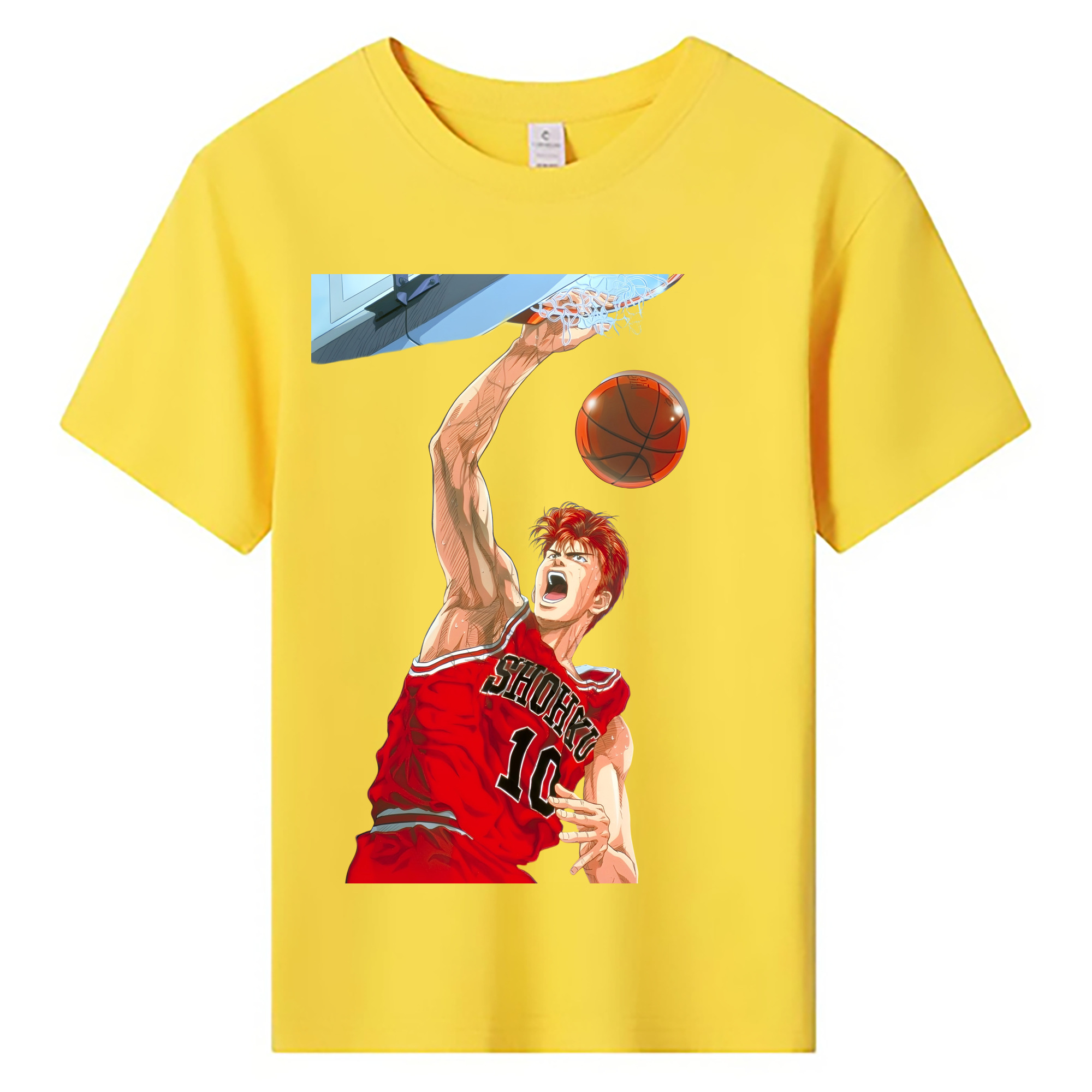 （画像用） SLAM DUNK／スラムダンク 綿100％キッズTシャツ（フロントプリント）