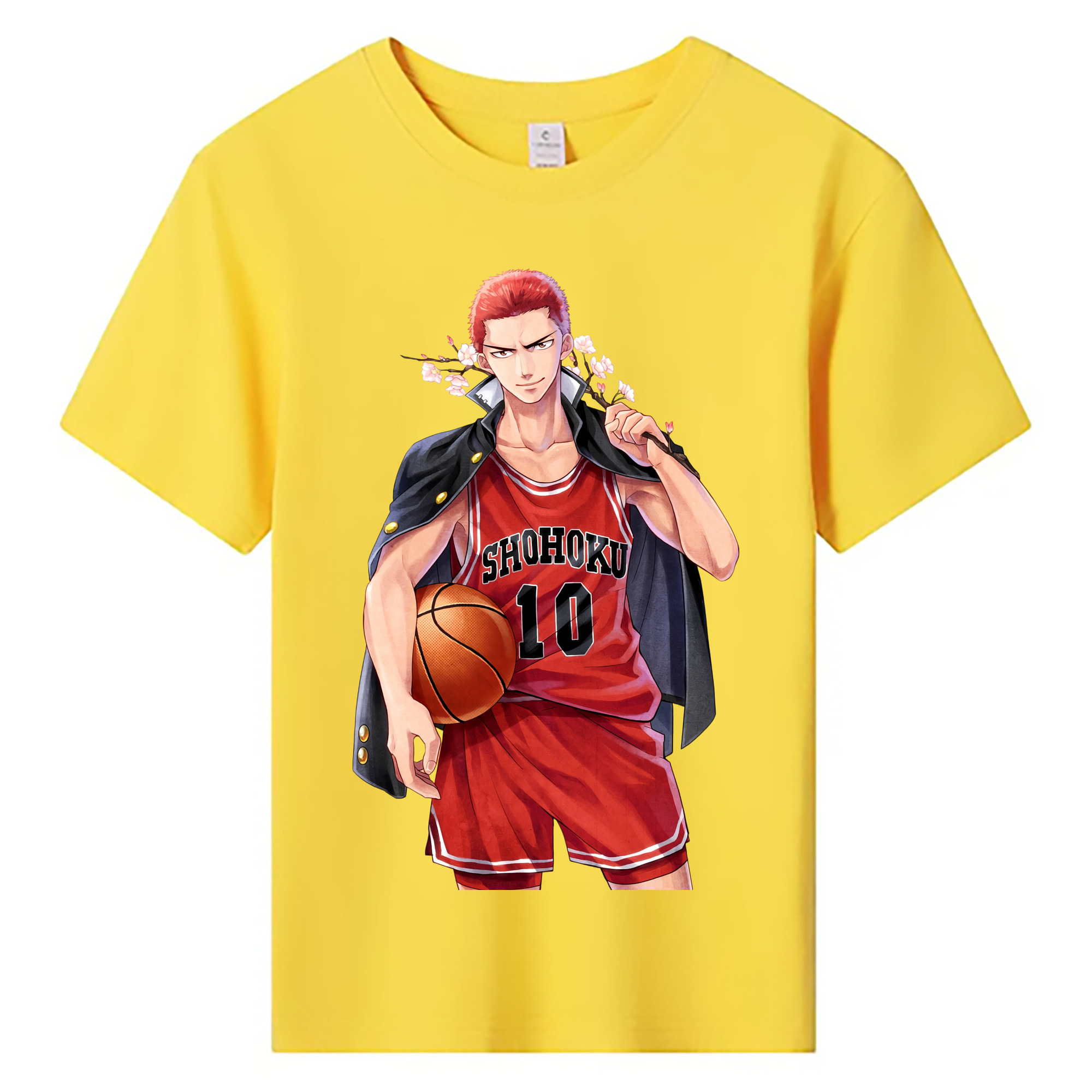 （画像用） SLAM DUNK／スラムダンク 綿100％キッズTシャツ（フロントプリント）