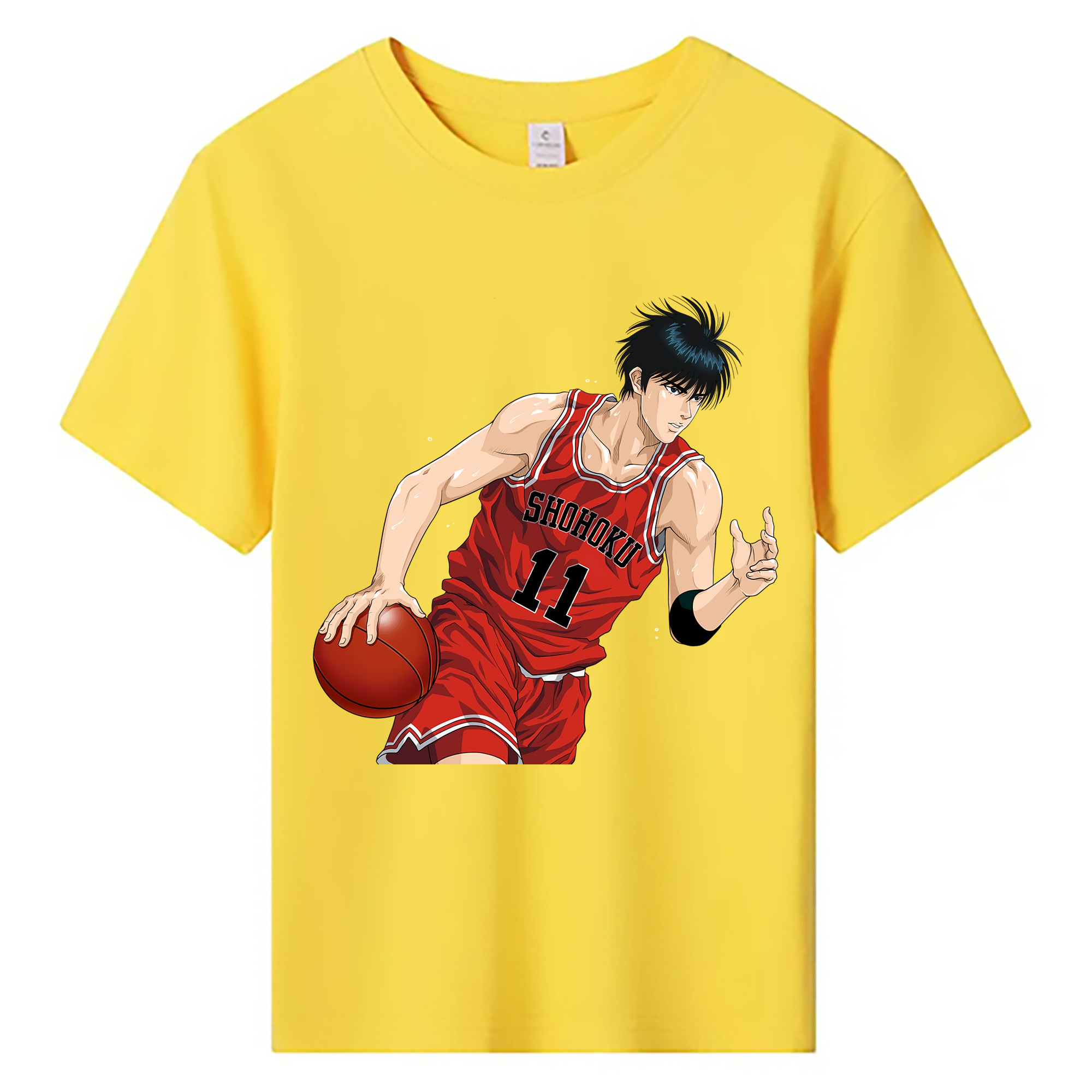 （画像用） SLAM DUNK／スラムダンク 綿100％キッズTシャツ（フロントプリント）