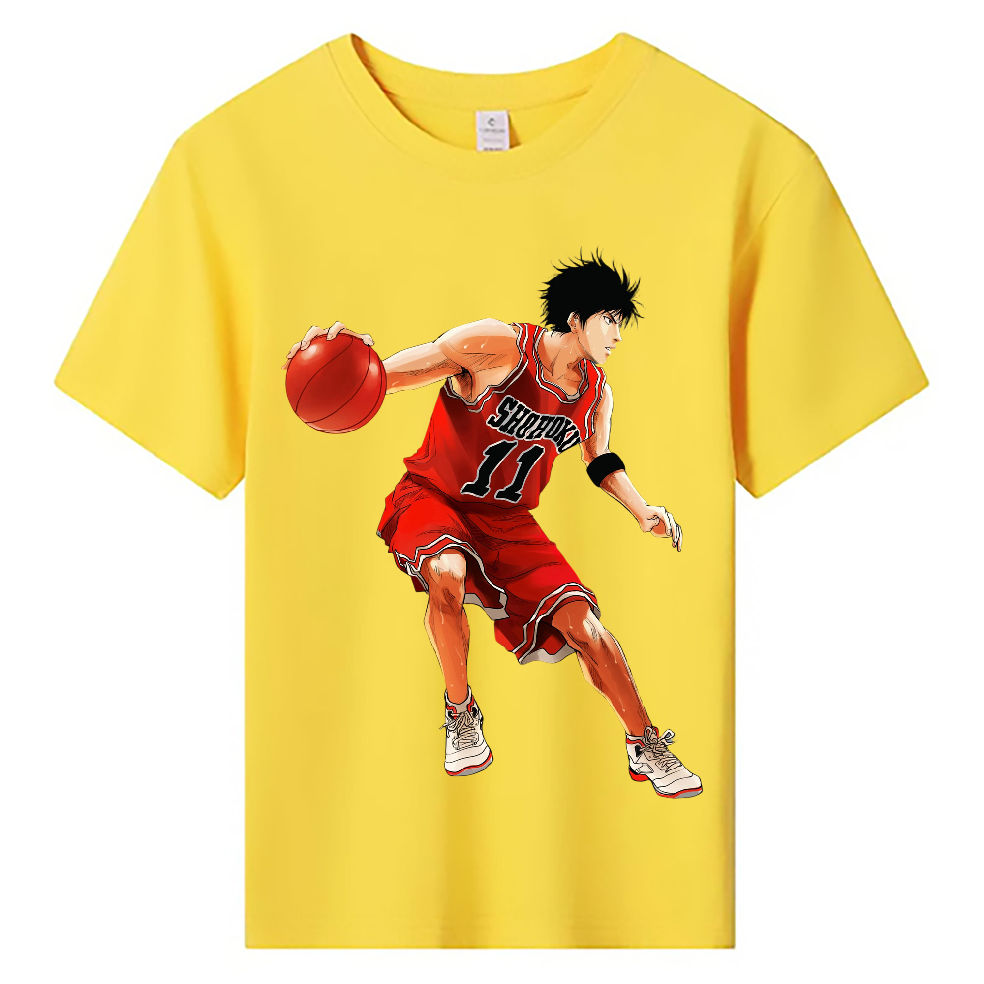 （画像用） SLAM DUNK／スラムダンク 綿100％キッズTシャツ（フロントプリント）