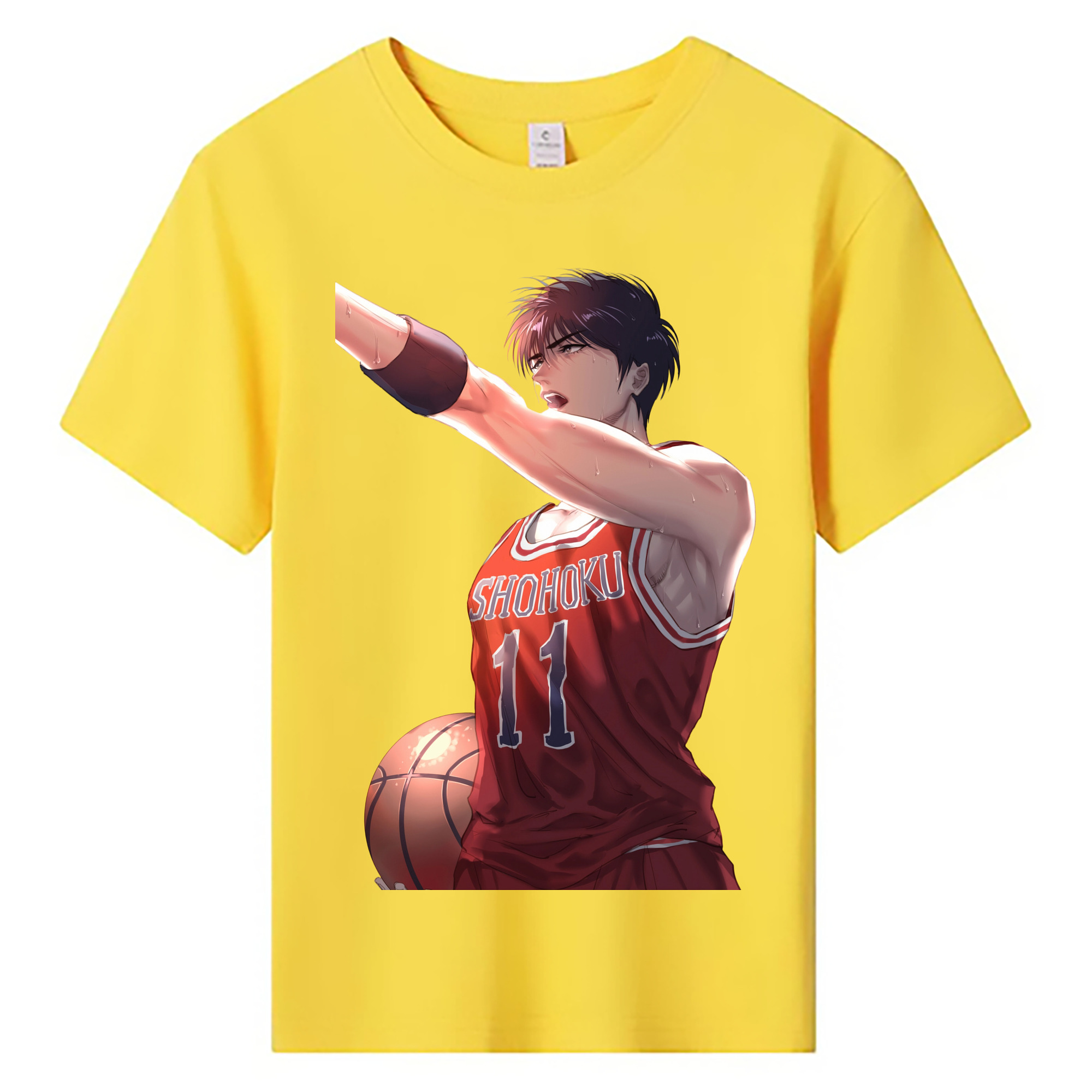（画像用） SLAM DUNK／スラムダンク 綿100％キッズTシャツ（フロントプリント）