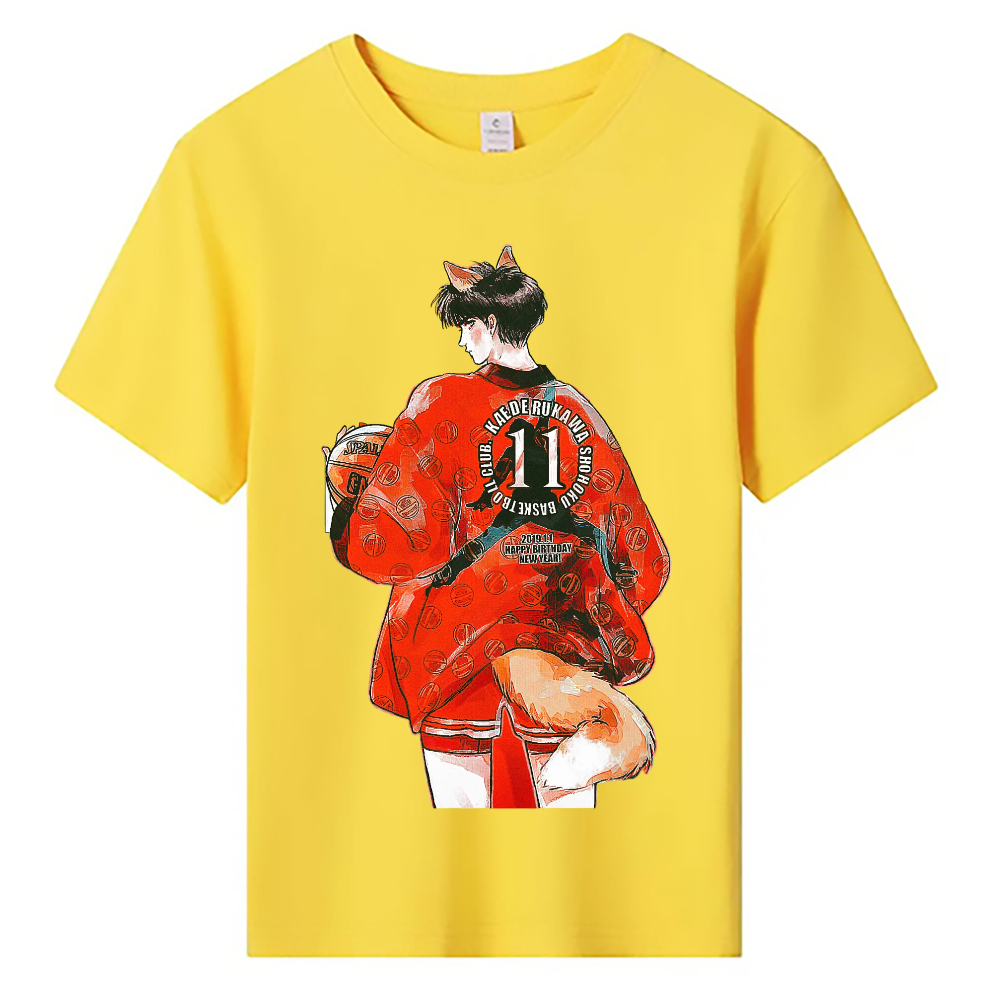 （画像用） SLAM DUNK／スラムダンク 綿100％キッズTシャツ（フロントプリント）
