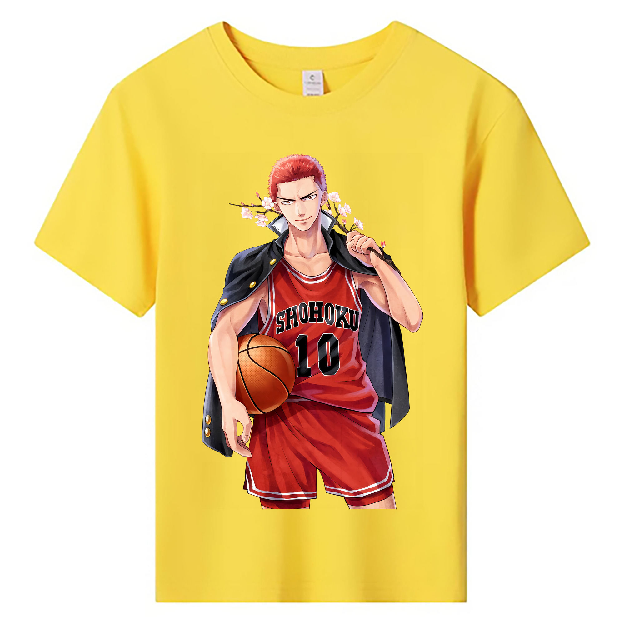 （画像用） SLAM DUNK／スラムダンク 綿100％キッズTシャツ（フロントプリント）