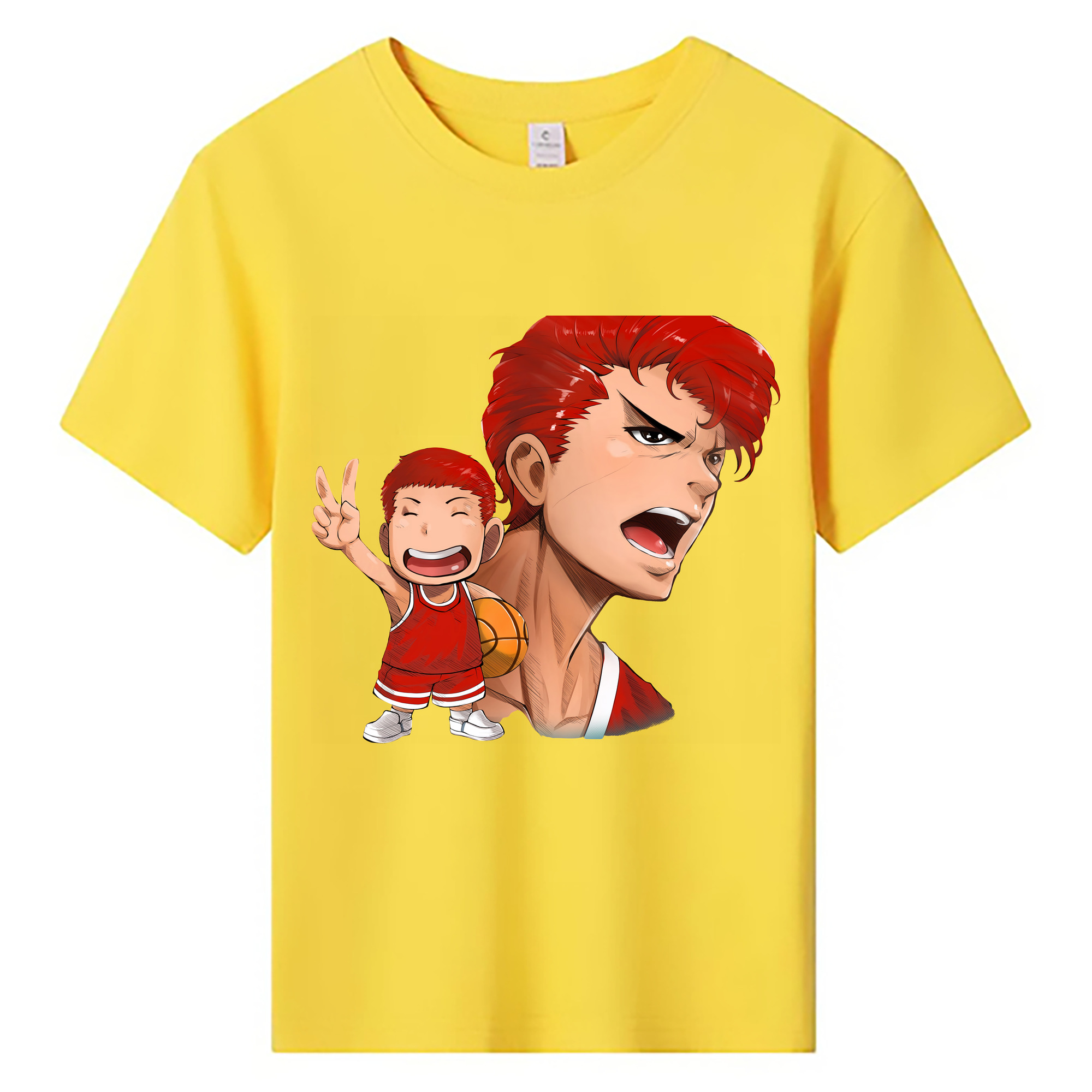 （画像用） SLAM DUNK／スラムダンク 綿100％キッズTシャツ（フロントプリント）