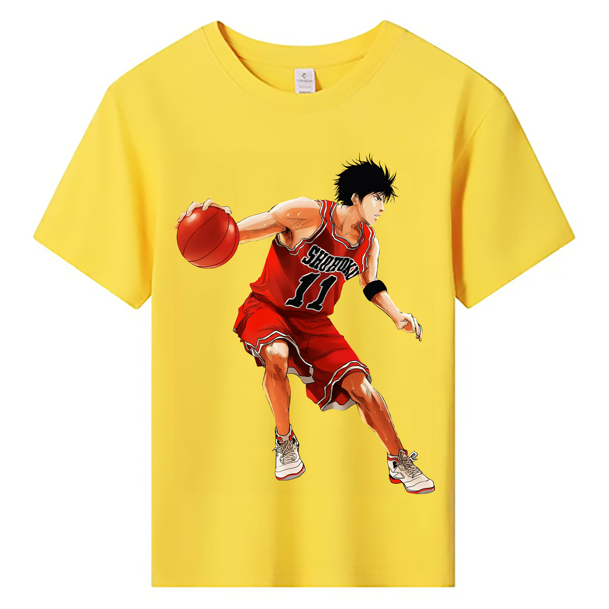 （画像用） SLAM DUNK／スラムダンク 綿100％キッズTシャツ（フロントプリント）