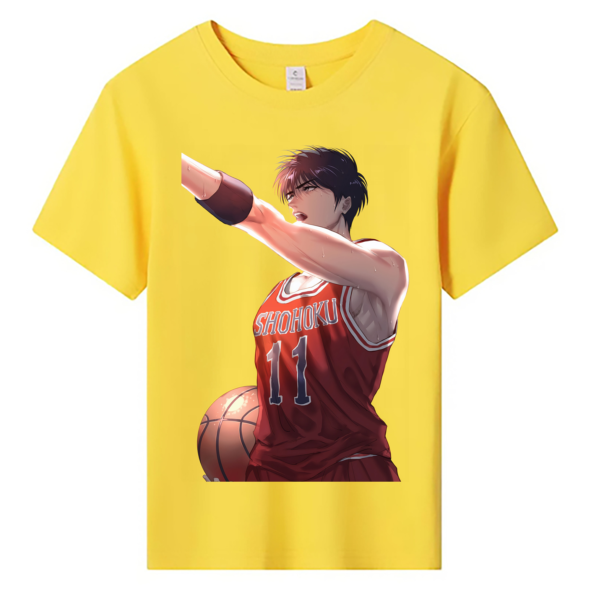 （画像用） SLAM DUNK／スラムダンク 綿100％キッズTシャツ（フロントプリント）