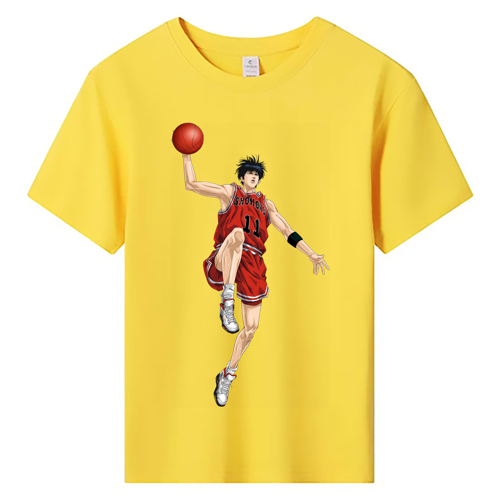 （画像用） SLAM DUNK／スラムダンク 綿100％キッズTシャツ（フロントプリント）