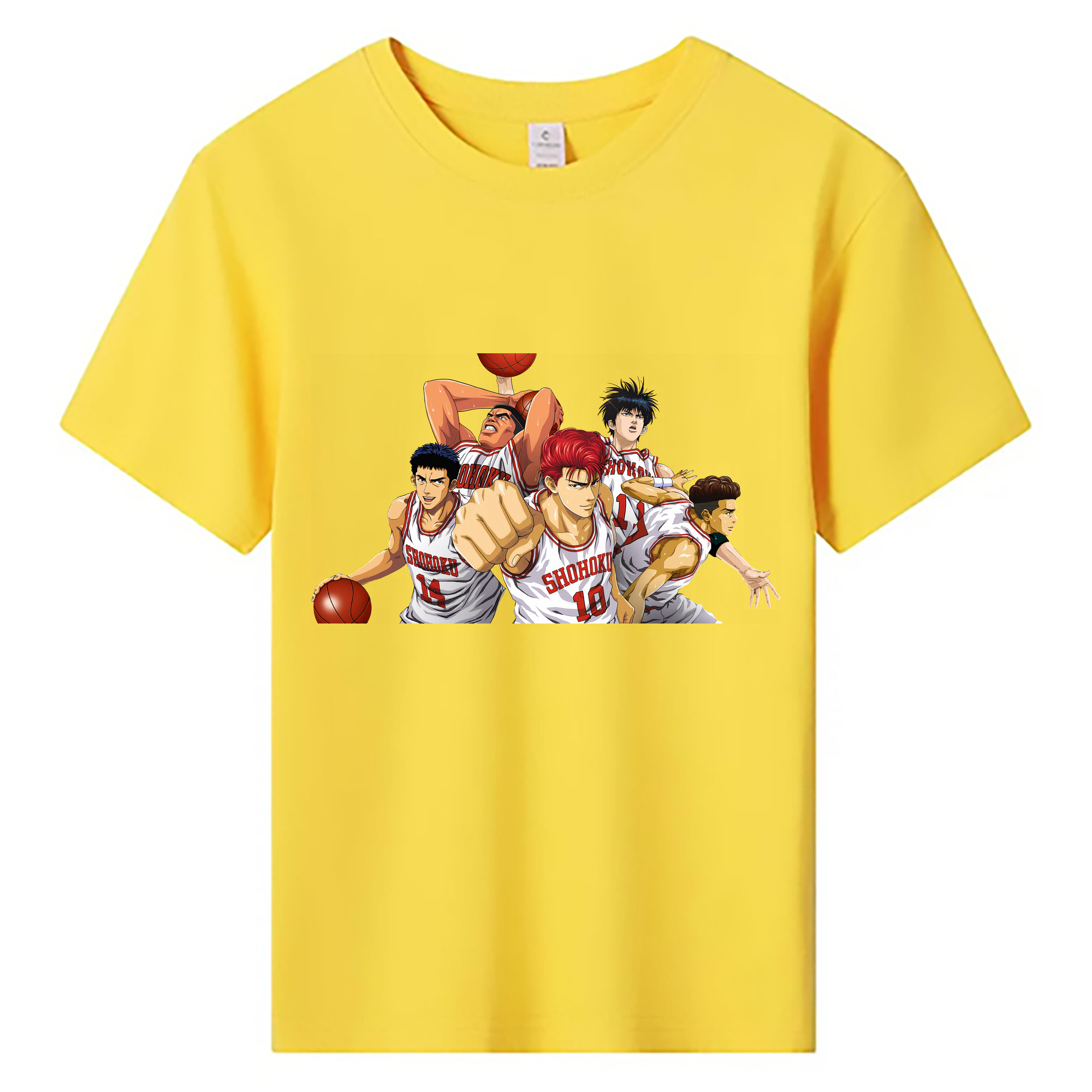 （画像用） SLAM DUNK／スラムダンク 綿100％キッズTシャツ（フロントプリント）