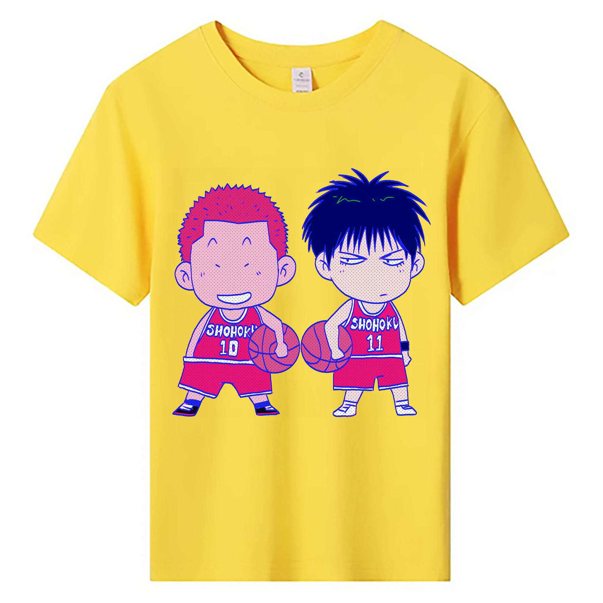 （画像用） SLAM DUNK／スラムダンク 綿100％キッズTシャツ（フロントプリント）